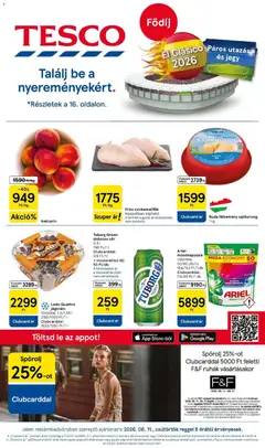 Tesco - Tesco újság érvényessége 2026.06.17-ig - amely érvényes a következő dátumtól: 10.06.2026