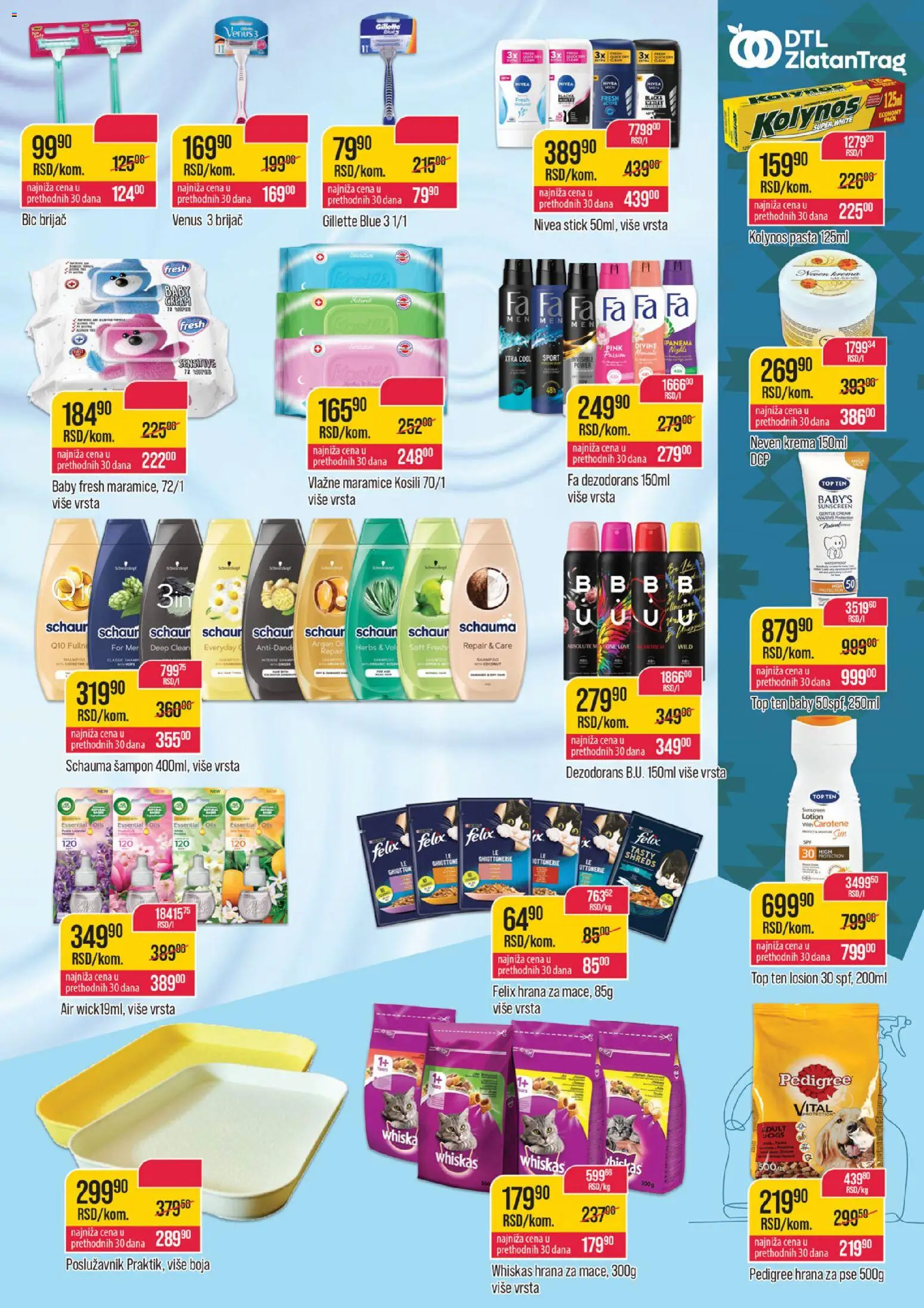 Zlatan Trag katalog - važi od 15.07.2026 | Strana: 11 | Proizvode: Brijač, Hrana za pse, Pasta, Whiskas
