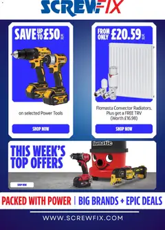 Preview of Screwfix catalogue valid from 19/10/2026 | Page: 2 | Products: Tools