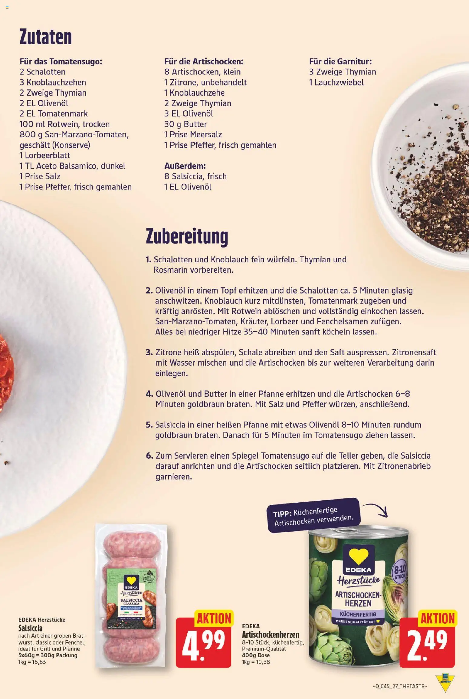 E center Prospekt – gültig ab 02.11.2026 | Seite: 27 | Produkte: Rotwein, Salz, Zitrone, Knoblauch