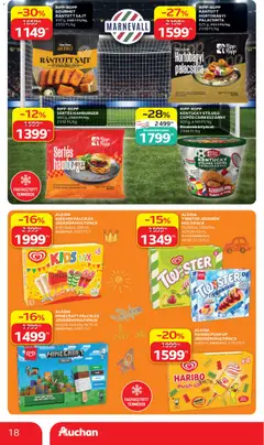 Auchan akciós újság - amely érvényes a következő dátumtól: 28.05.2026 | Oldal: 18
