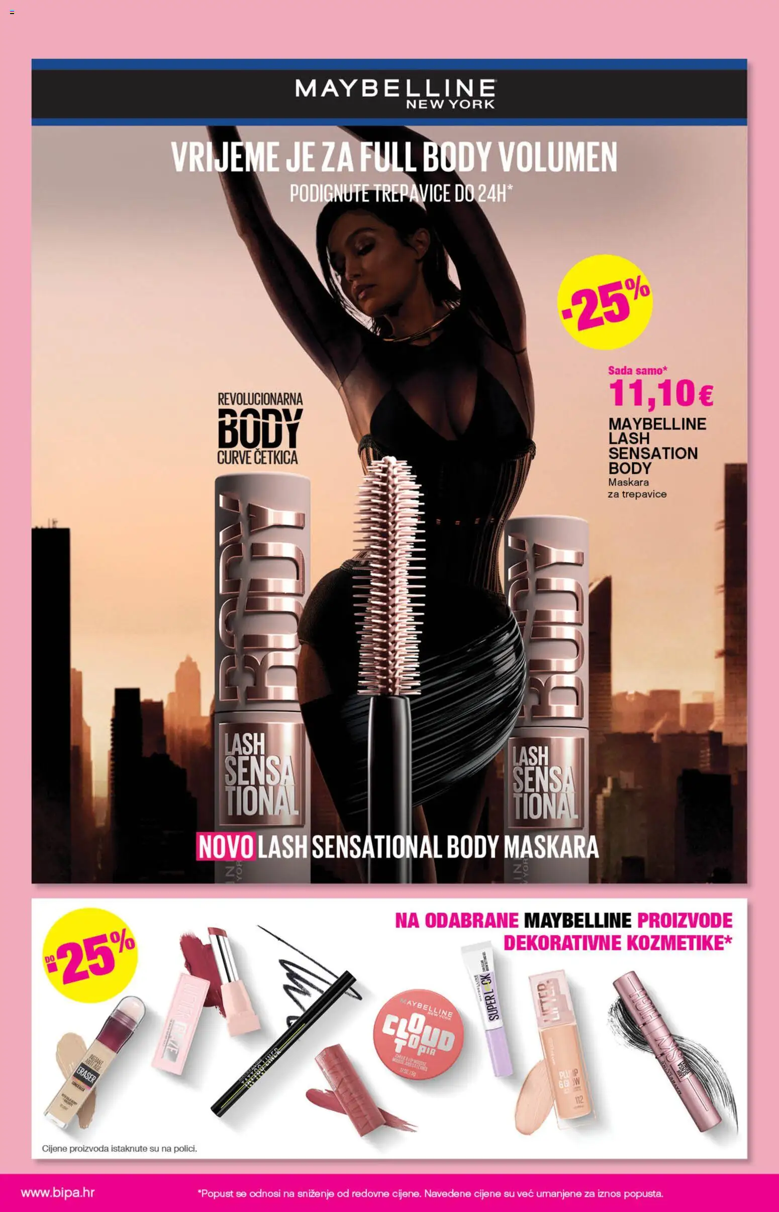 Bipa katalog | vrijedi od 28.05.2026 | Stranica: 2 | Proizvodi: Concealer, Maskara, Maybelline