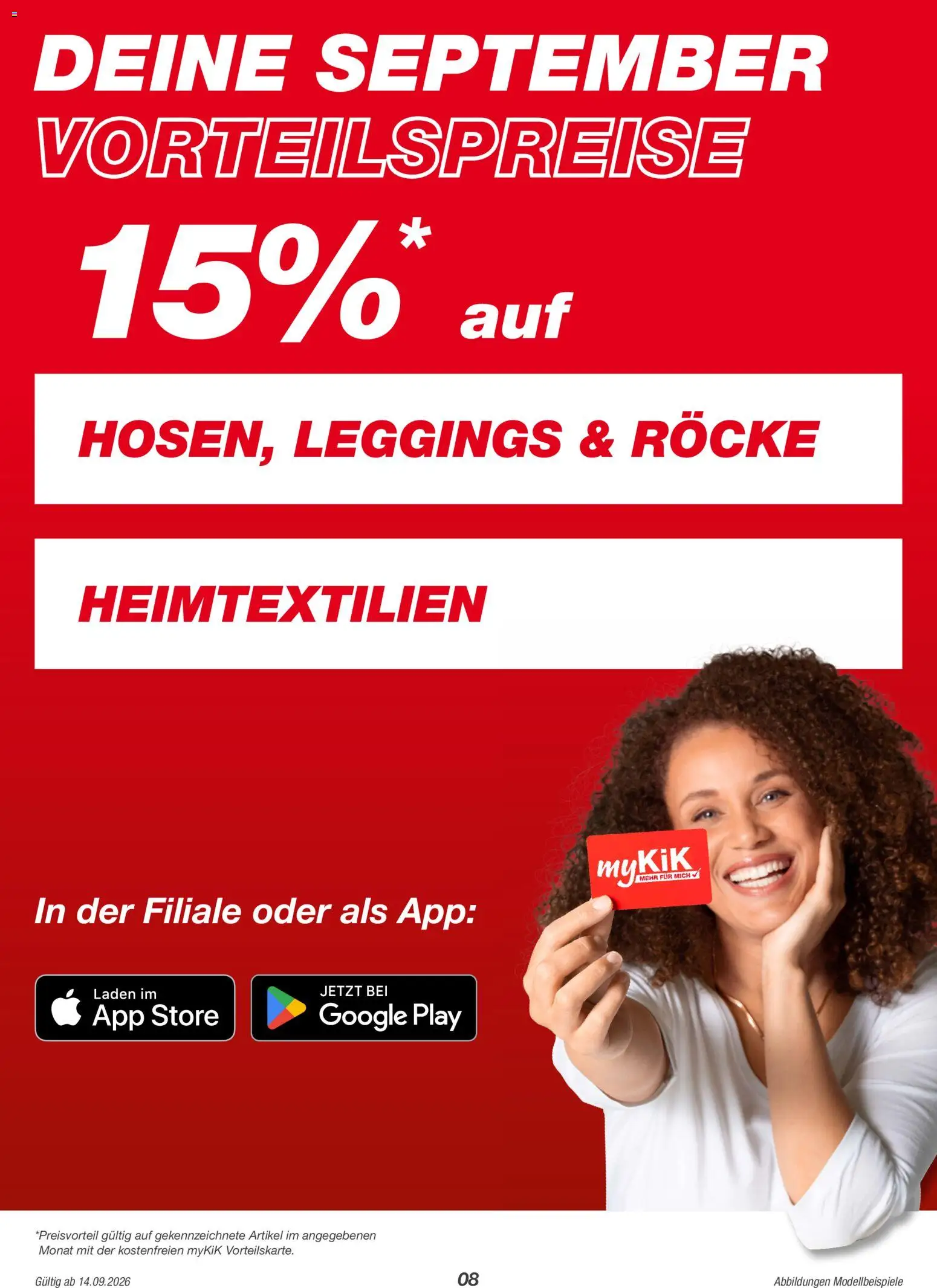 Kik Prospekt – gültig ab 14.09.2026 | Seite: 8 | Produkte: Leggings