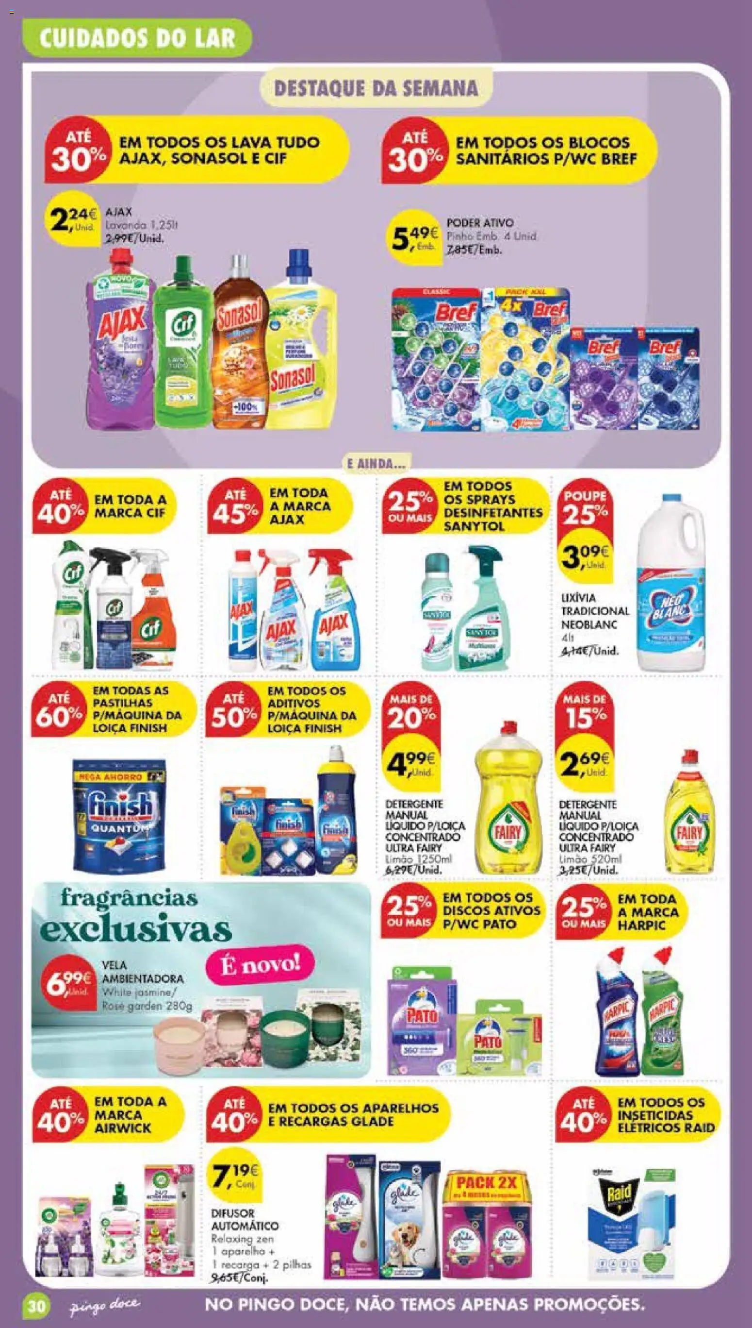 Pingo Doce Poupe Esta Semana Madeira │ válido de 26.05.2026 | Página: 30 | Produtos: Detergente, Pilhas, Difusor