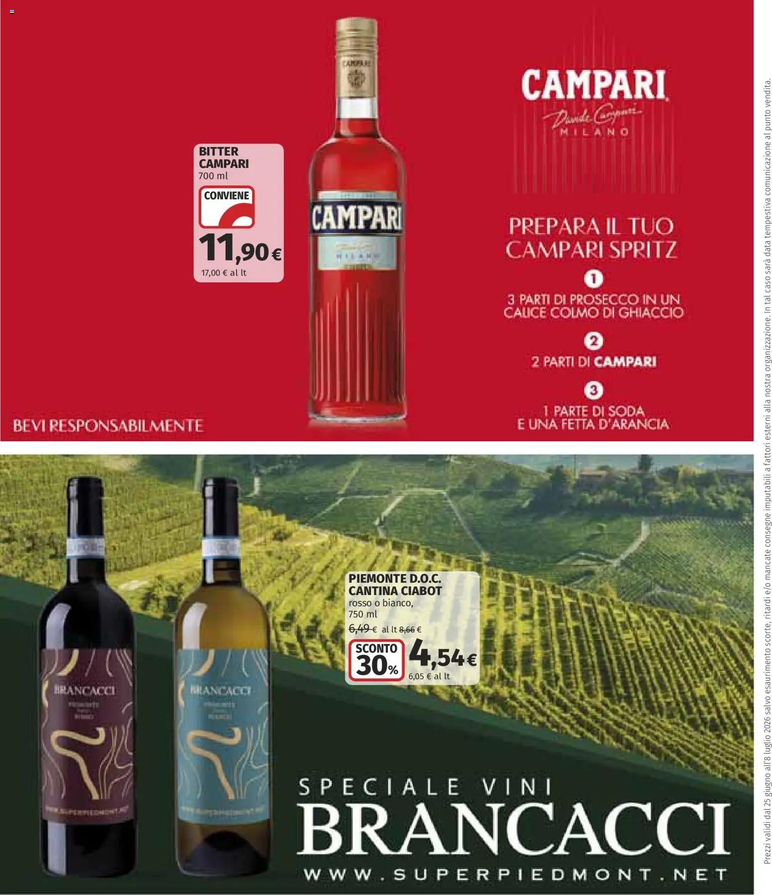 Volantino COOP del 25/06/2026 | Pagina: 28 | Prodotti: Calice, Prosecco, Data