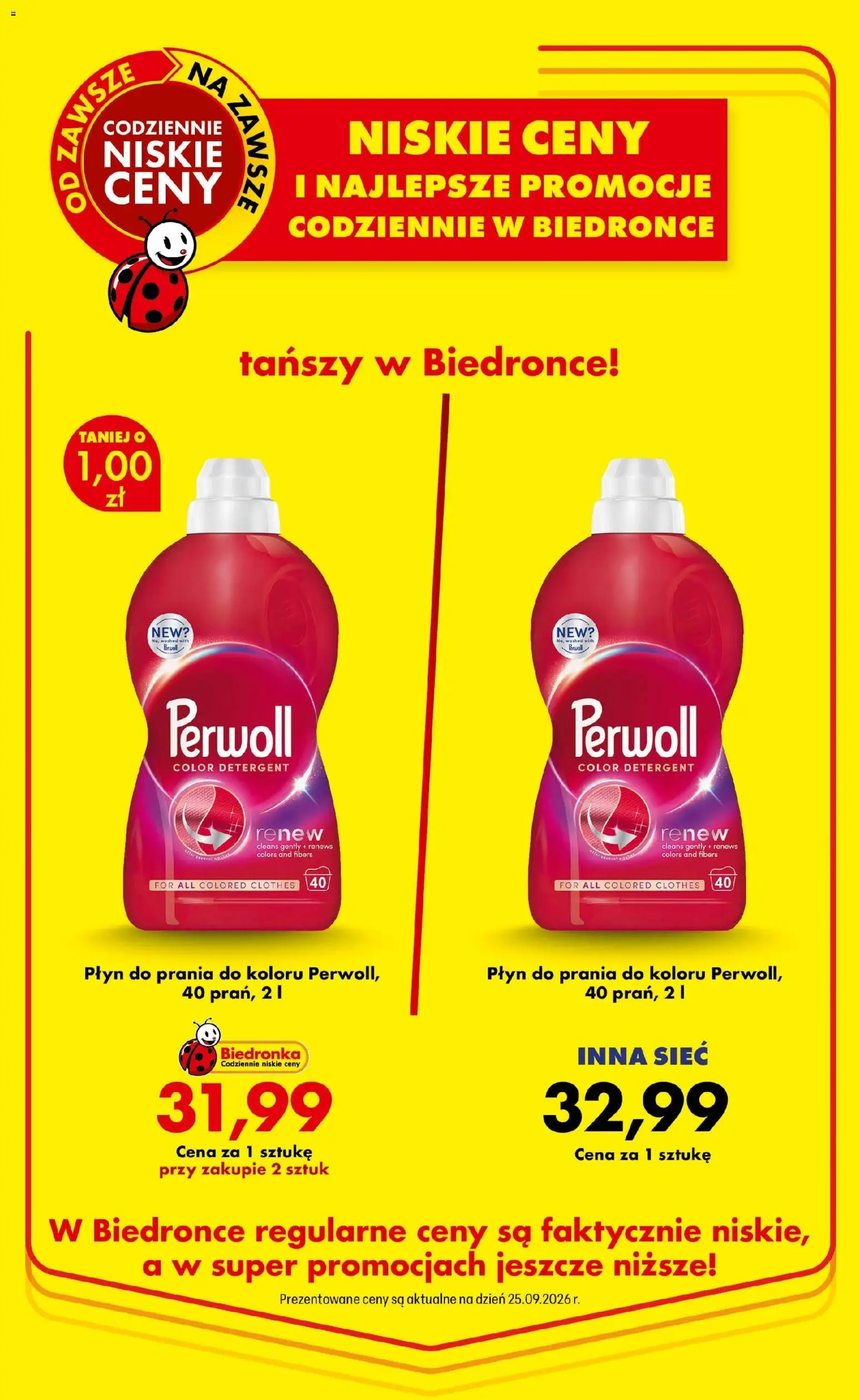 Biedronka Polsko leták - Codziennie niskie ceny od 01.10.2026 | Strana: 83 | Produkty: Perwoll