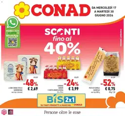 Anteprima del volantino Conad - Sconti fino al 40% valido a partire dal 16.06.2026