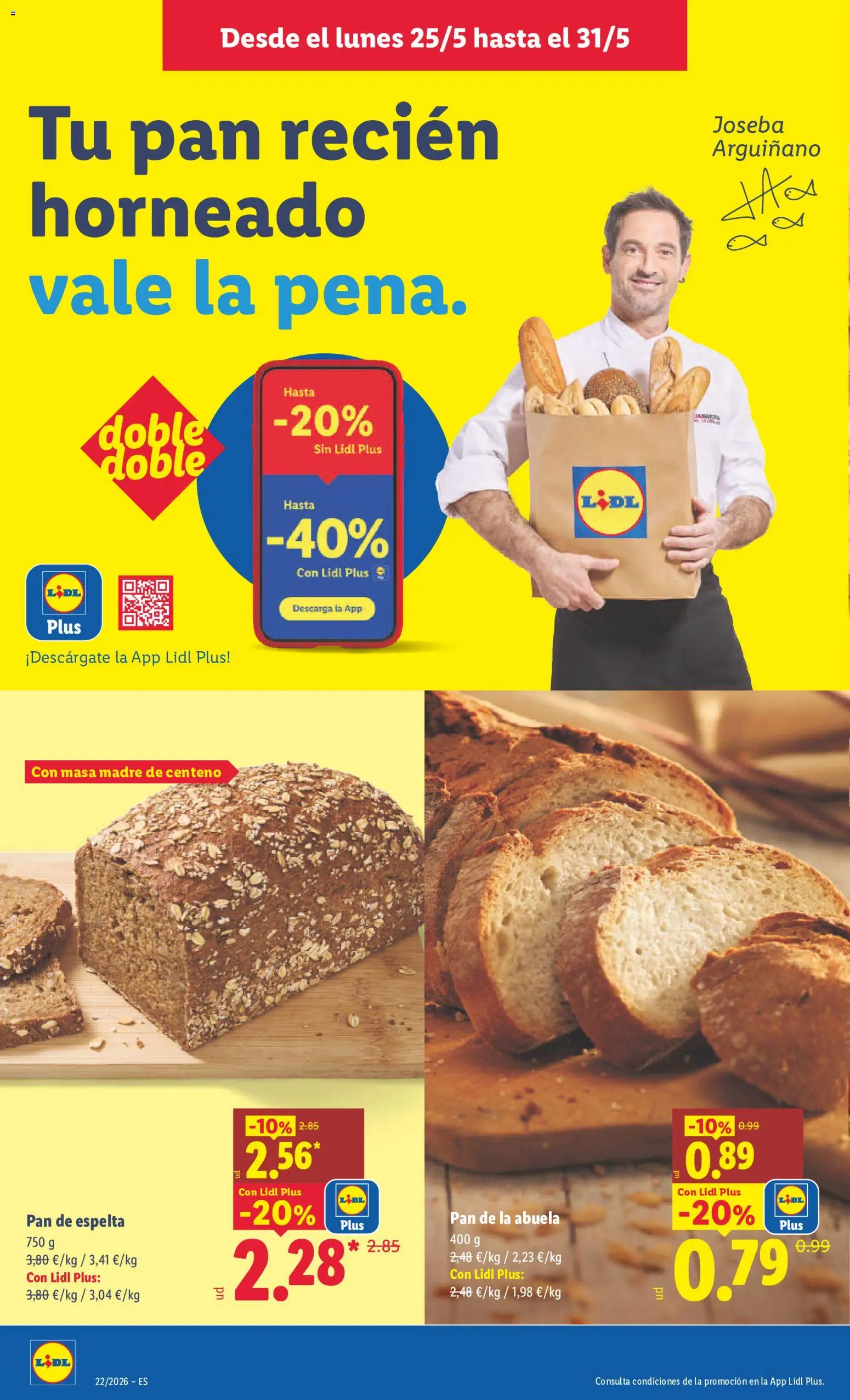 Lidl folleto │ válido desde el 25.05.2026 | Página: 14 | Productos: Pan