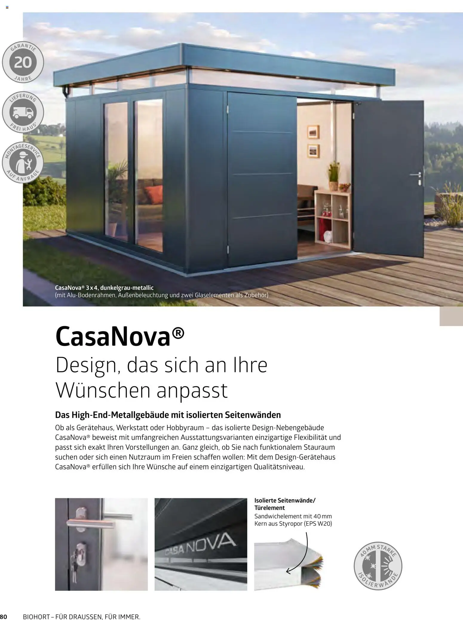 Dehner Biohort – Metall für Garten & Terrasse – gültig ab 01.01.2026 | Seite: 80