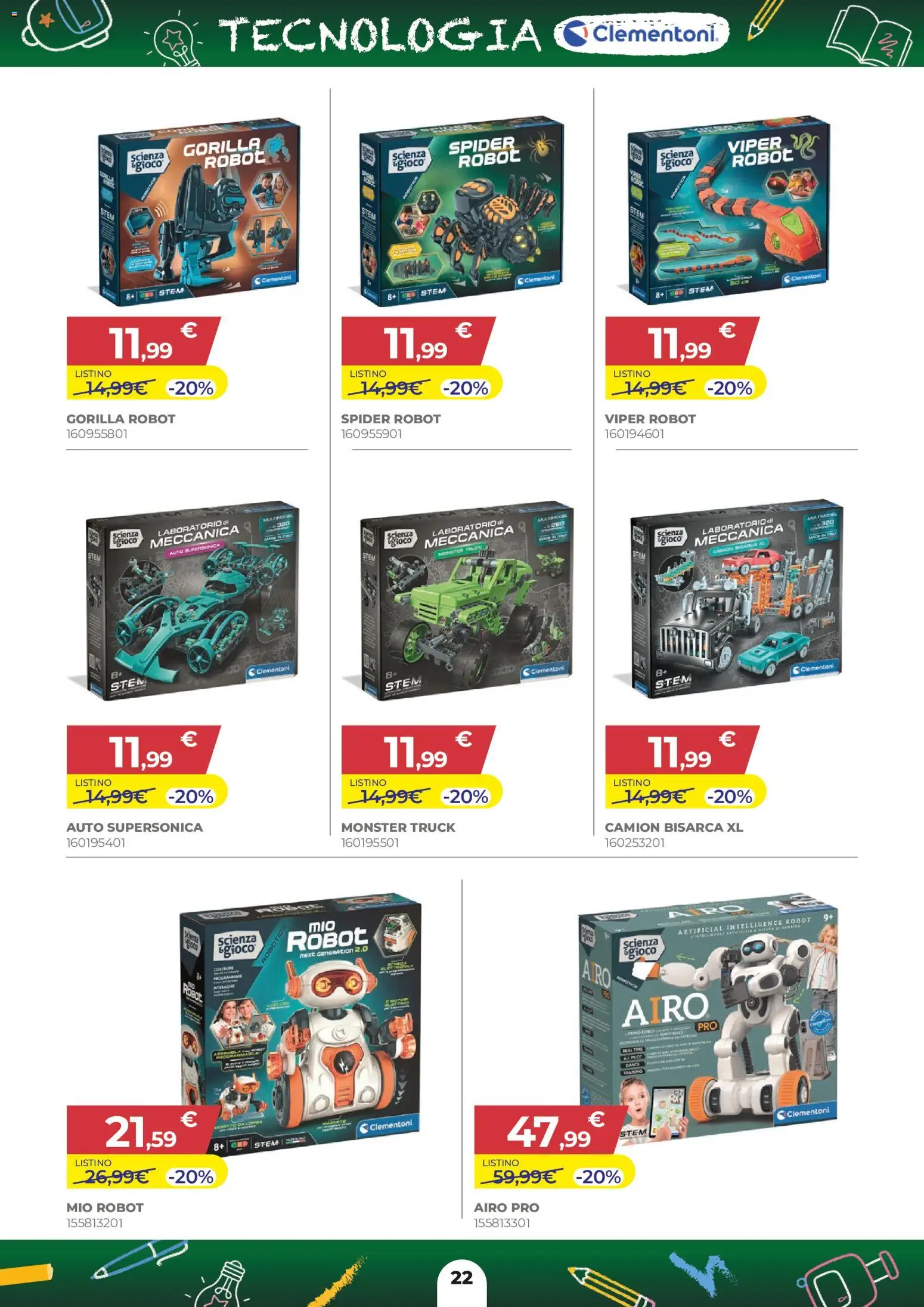 Volantino Toys Center del 27/08/2026 | Pagina: 22 | Prodotti: Robot