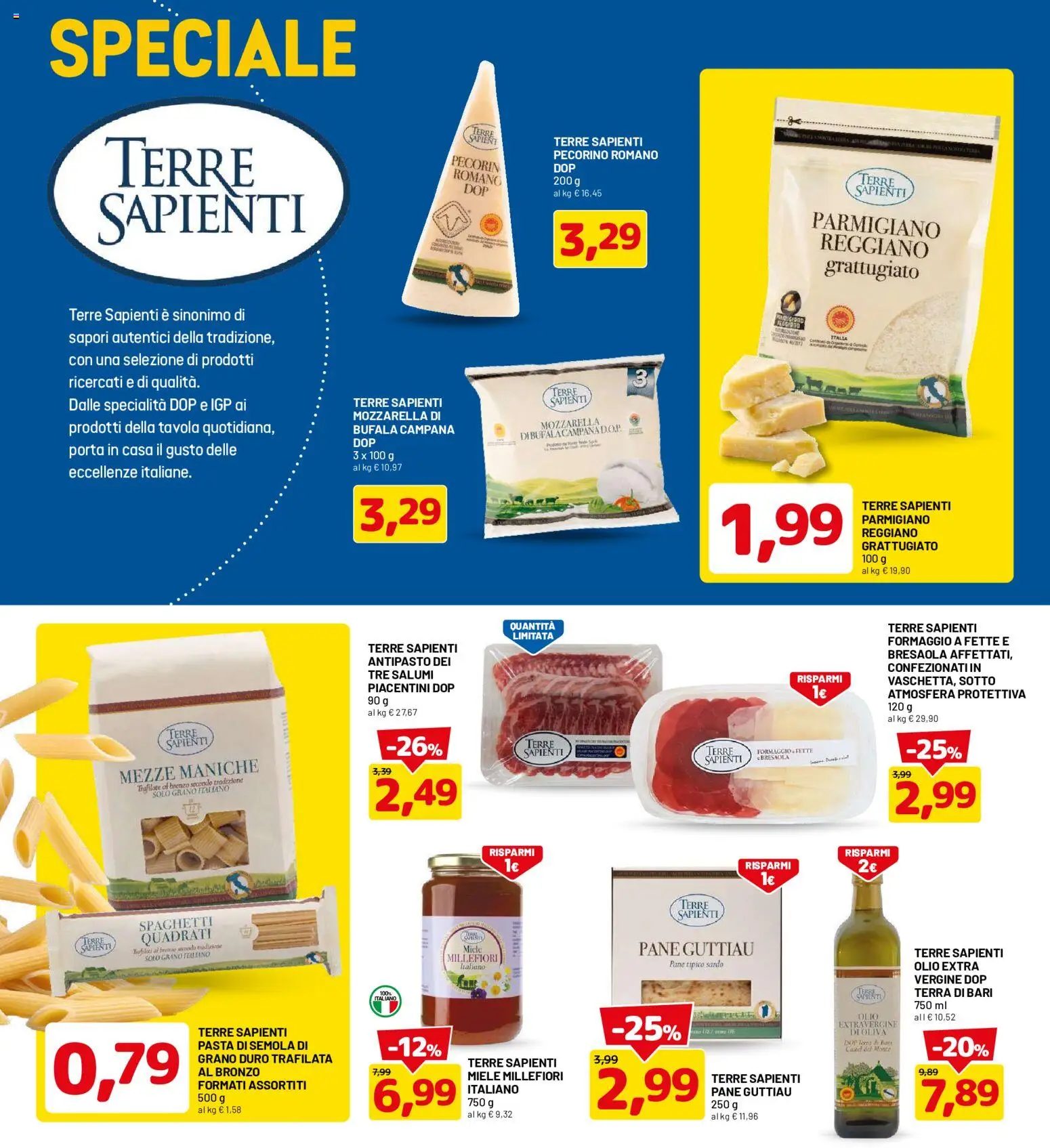 Volantino D Più del 31/08/2026 | Pagina: 11 | Prodotti: Olio, Pasta, Mozzarella di bufala, Semola