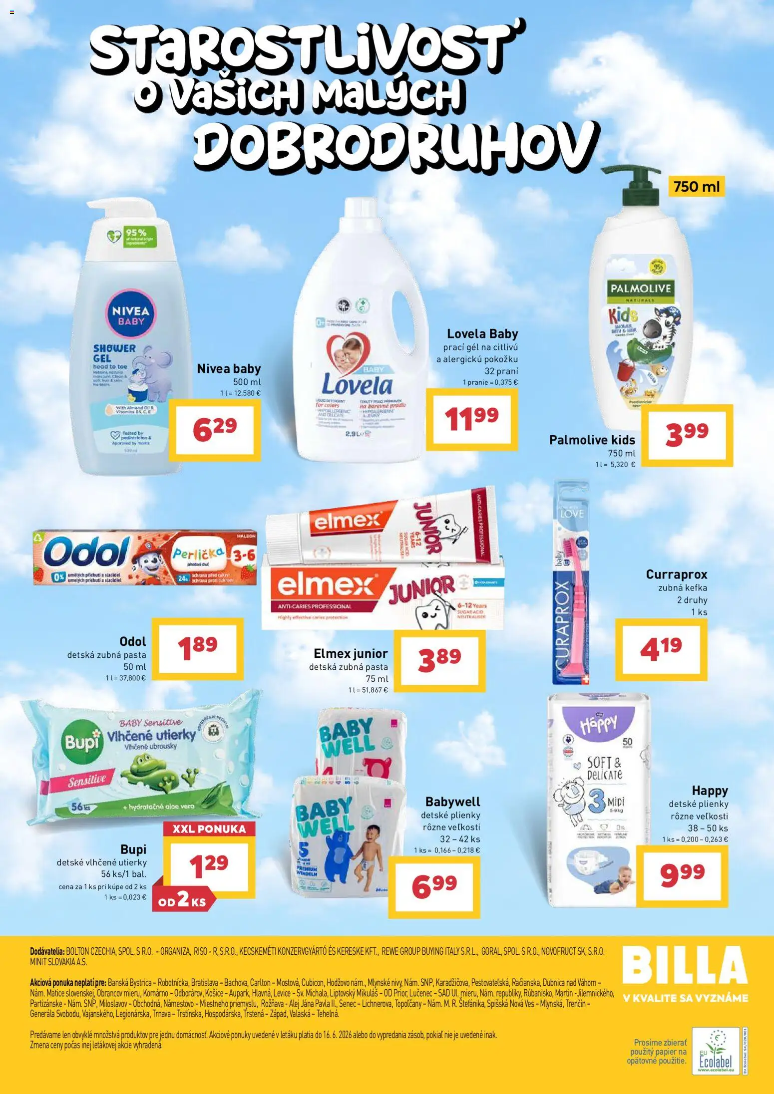 Nové Billa akcie – leták je platný od 27.05.2026 | Strana: 18 | Produkty: Zubná kefka, Nivea, Curaprox