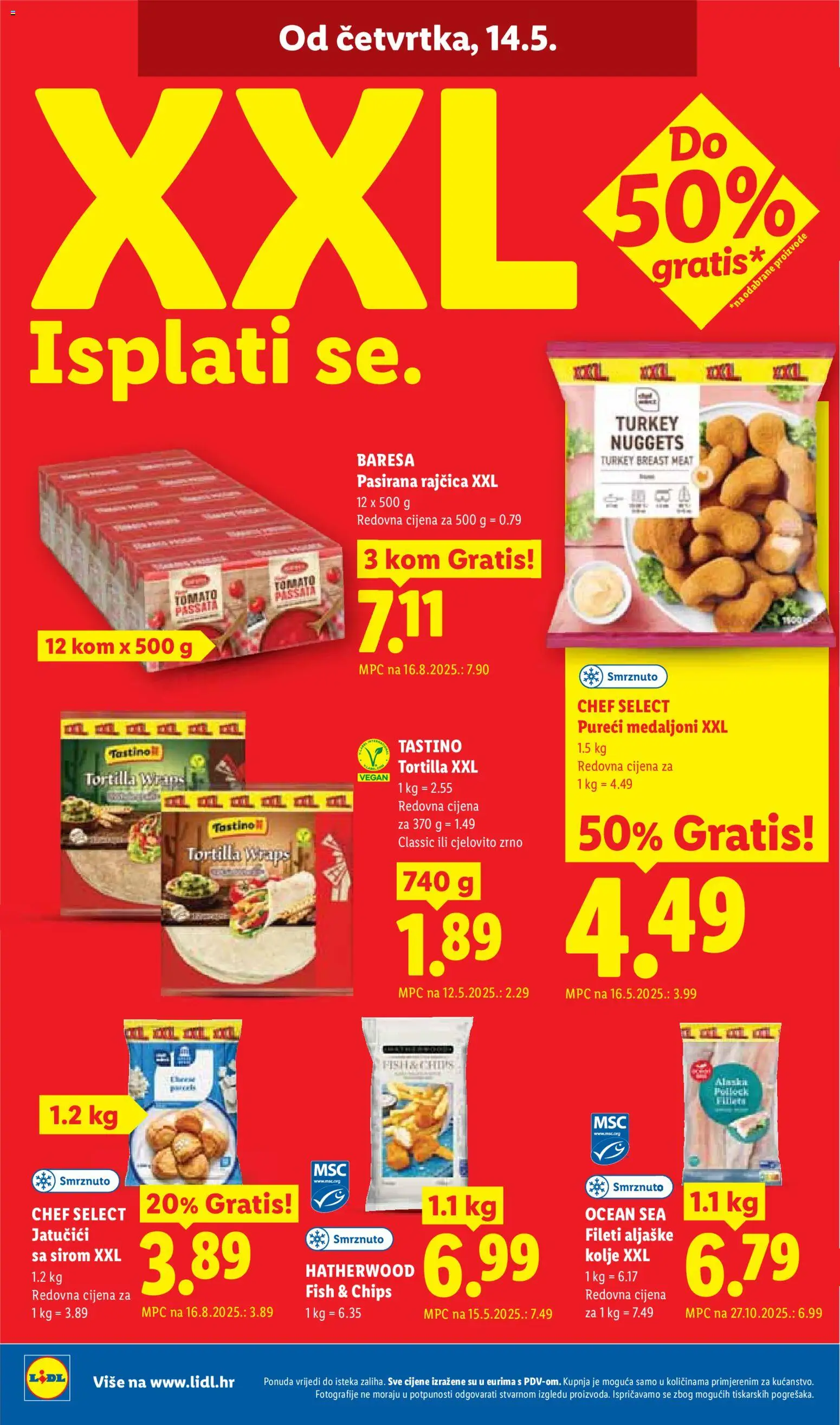 Lidl katalog | vrijedi od 11.05.2026 | Stranica: 60 | Proizvodi: Pasirana rajčica, Rajčica