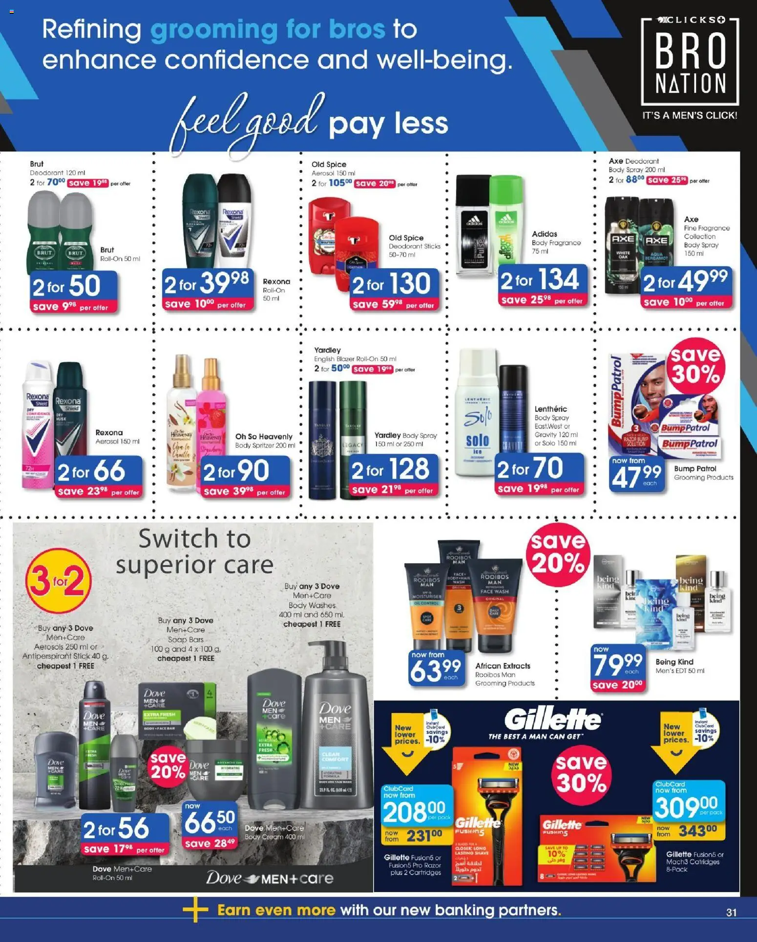 New Clicks catalogue – valid from 22/10/2026 | Page: 31 | Products: Blazer, Fragrance, Switch, Cream