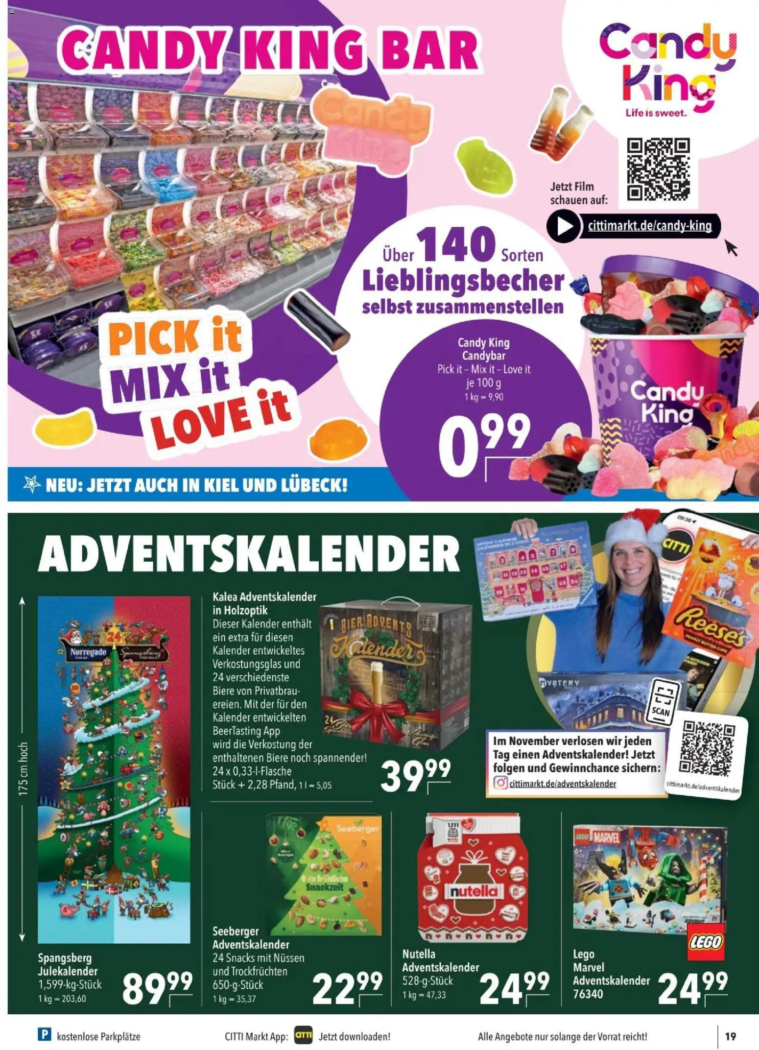 CITTI tilbudsavis – gyldig fra 28/10/2026 | Side: 19 | Produkter: Snacks, Is, Nutella