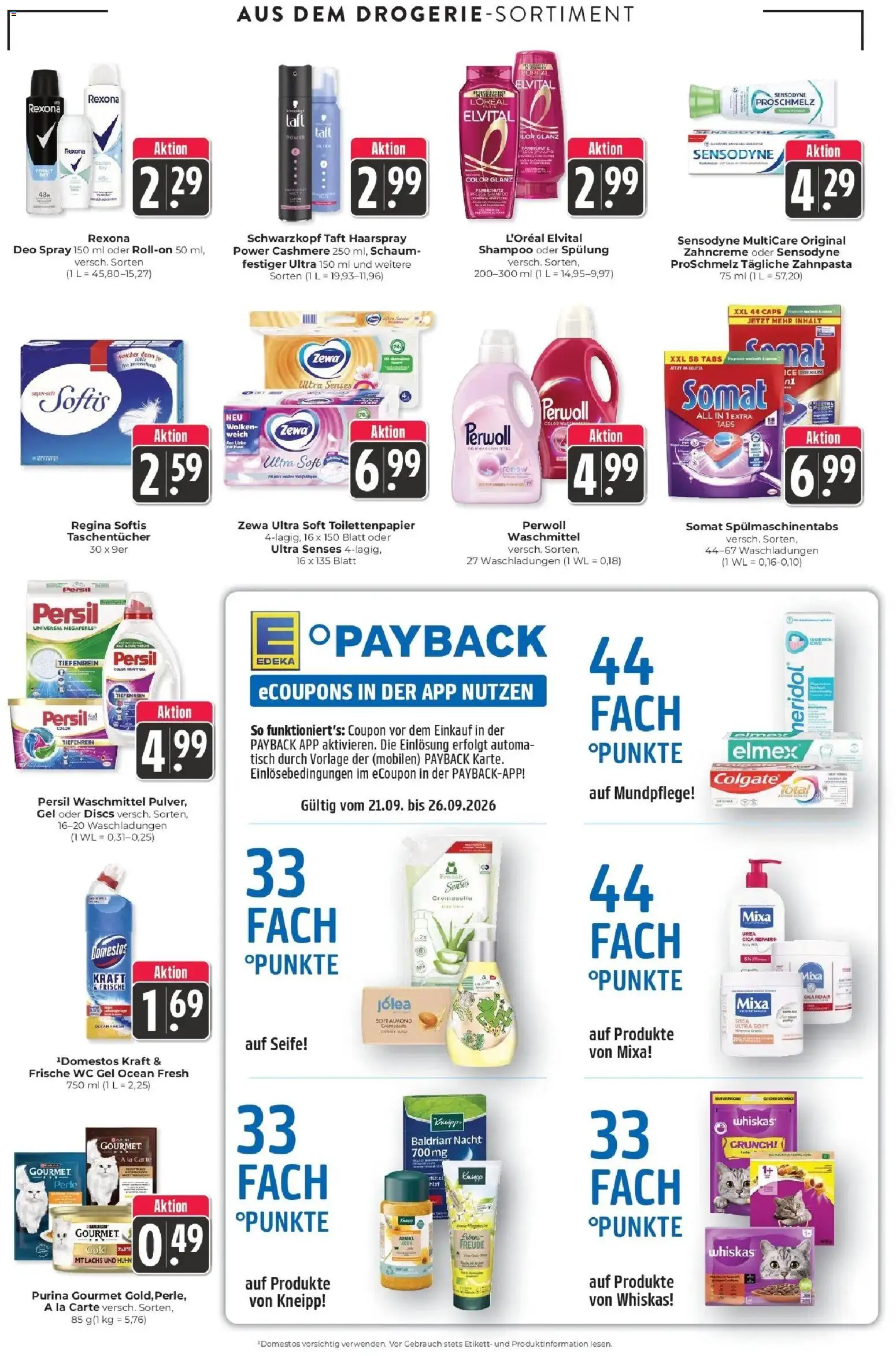 Edeka Prospekt Schliengen (ab 21.09.2026) » Angebote Online | Seite: 17 | Produkte: Shampoo, Lachs, Waschmittel, Toilettenpapier