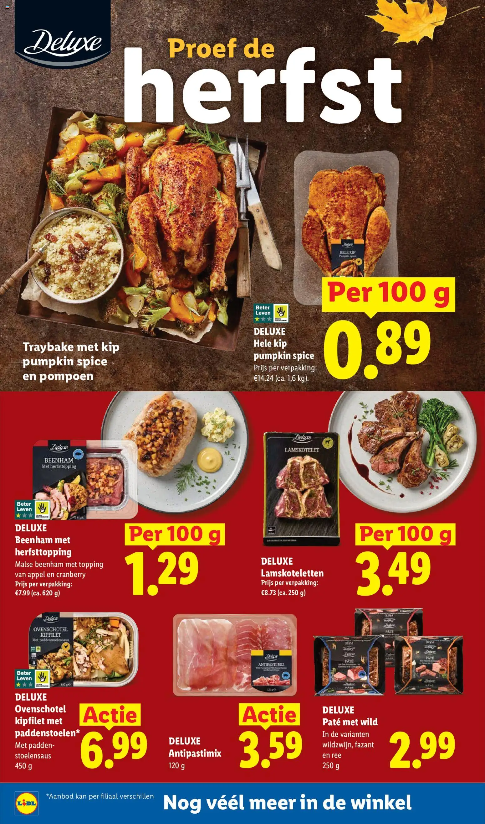 {H1} | Pagina: 16 | Producten: Pompoen, Kan, Pâté, Kip