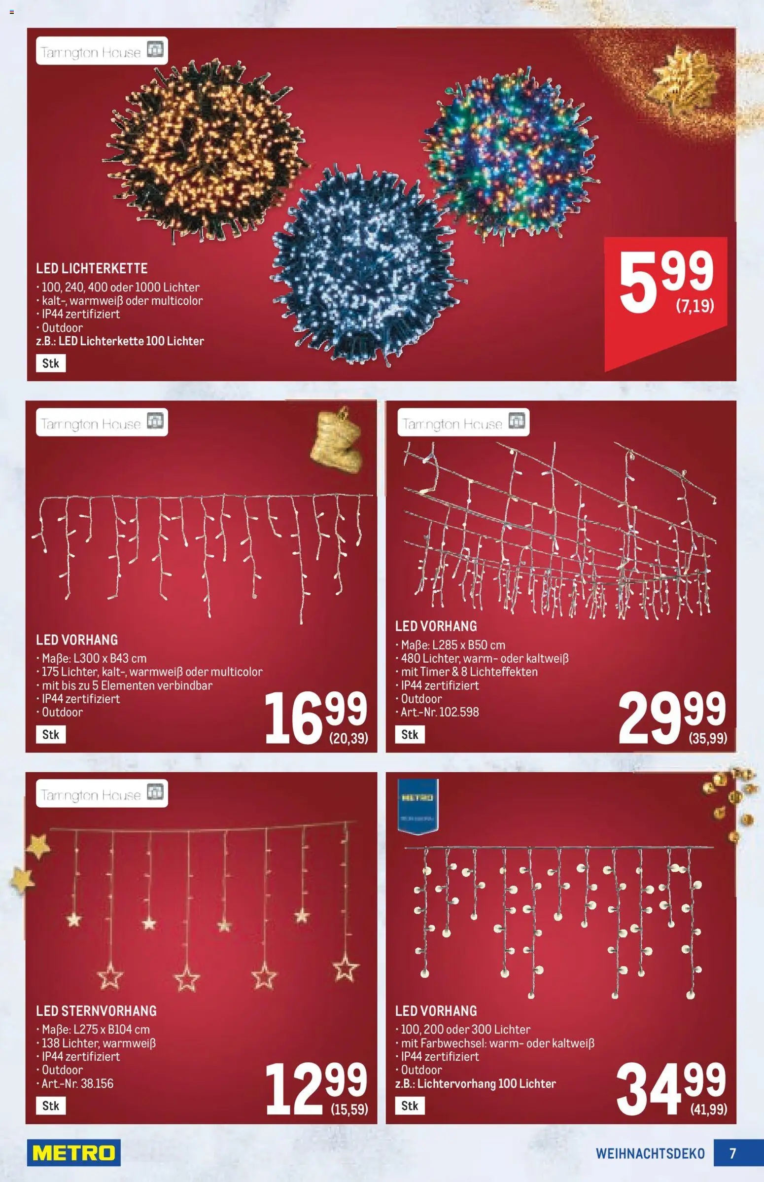 Metro angebote Weihnachtsdeko gültig ab 15.10.2026 | Seite: 7