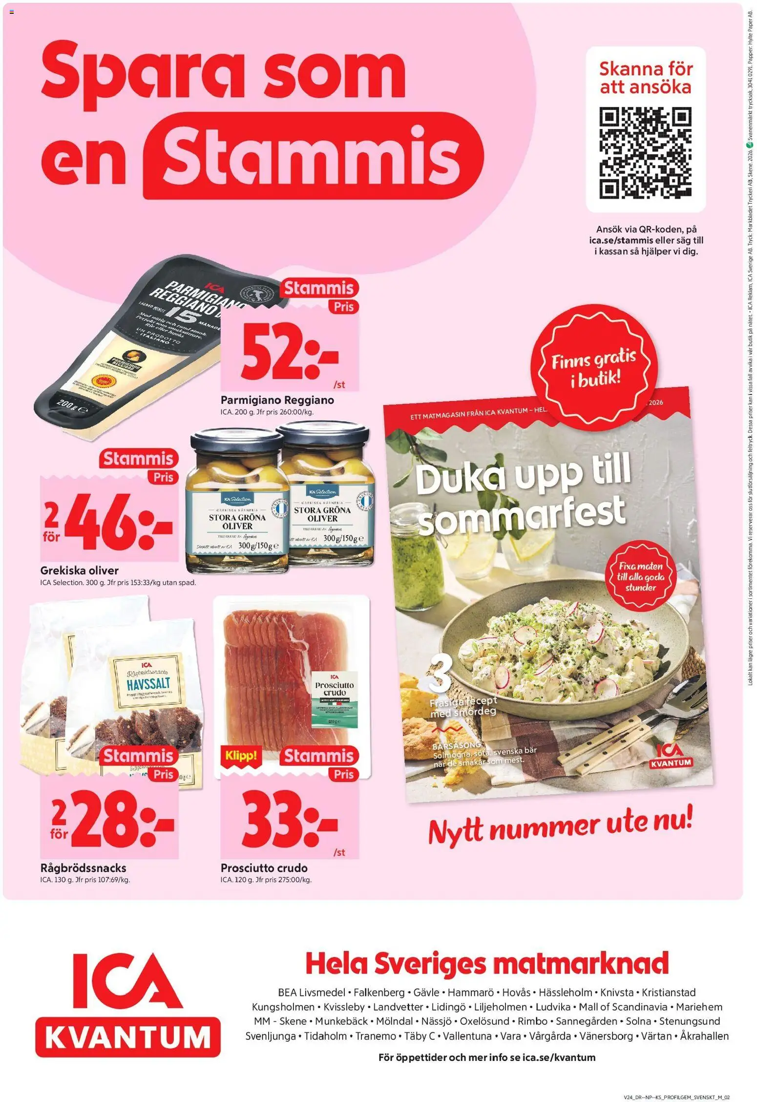 ICA Kvantum reklamblad aktuell från 08.06.2026 | Sida: 8 | Produkter: Oliver, Såg