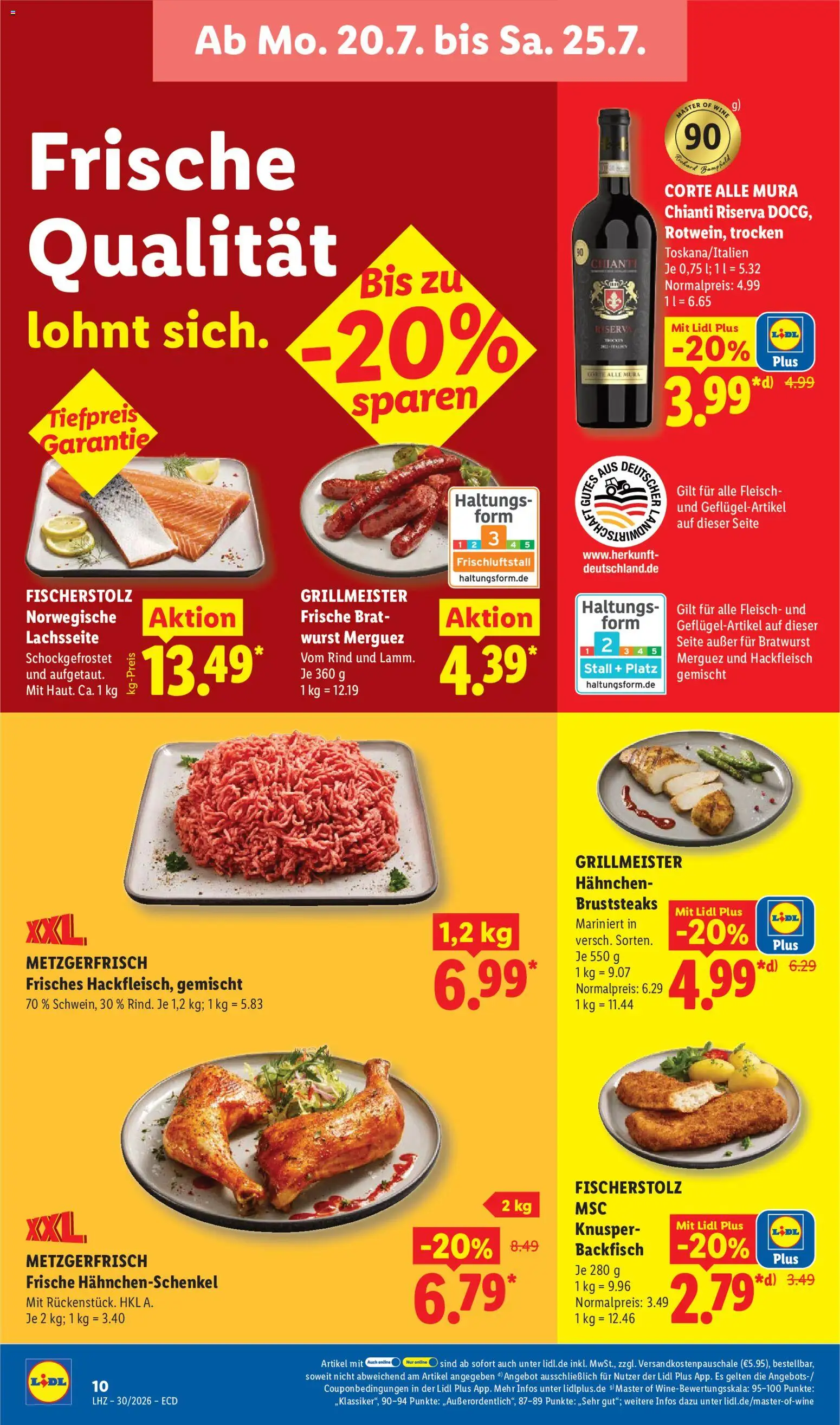 Lidl Prospekt – gültig ab 20.07.2026 | Seite: 20 | Produkte: Herd, Bad, Wok, Telefon