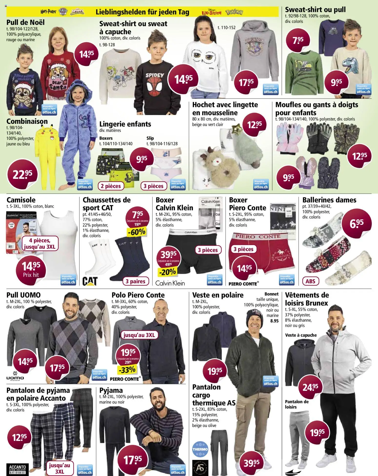 Otto's aktionen FR – gültig ab 27.10.2026 | Seite: 6 | Produkte: Pyjama, Slip, Boxer, Sweatshirt