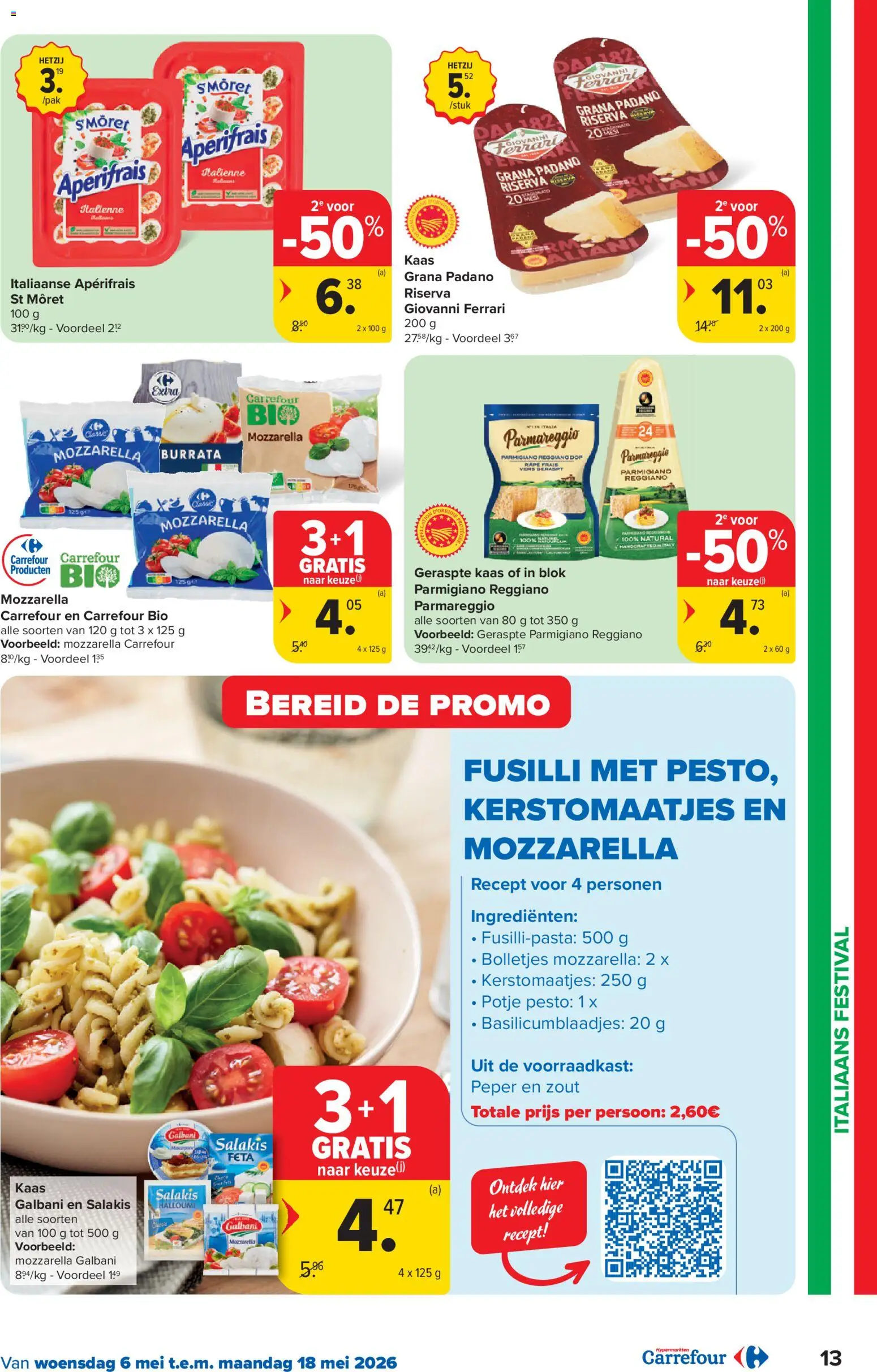 {H1} | Pagina: 13 | Producten: Bolletjes, Mozzarella, Feta, Peper