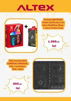 Ofertele Altex valabile de la 10.09.2026 | Pagină: 4 | Produse: Plită, Nintendo Switch