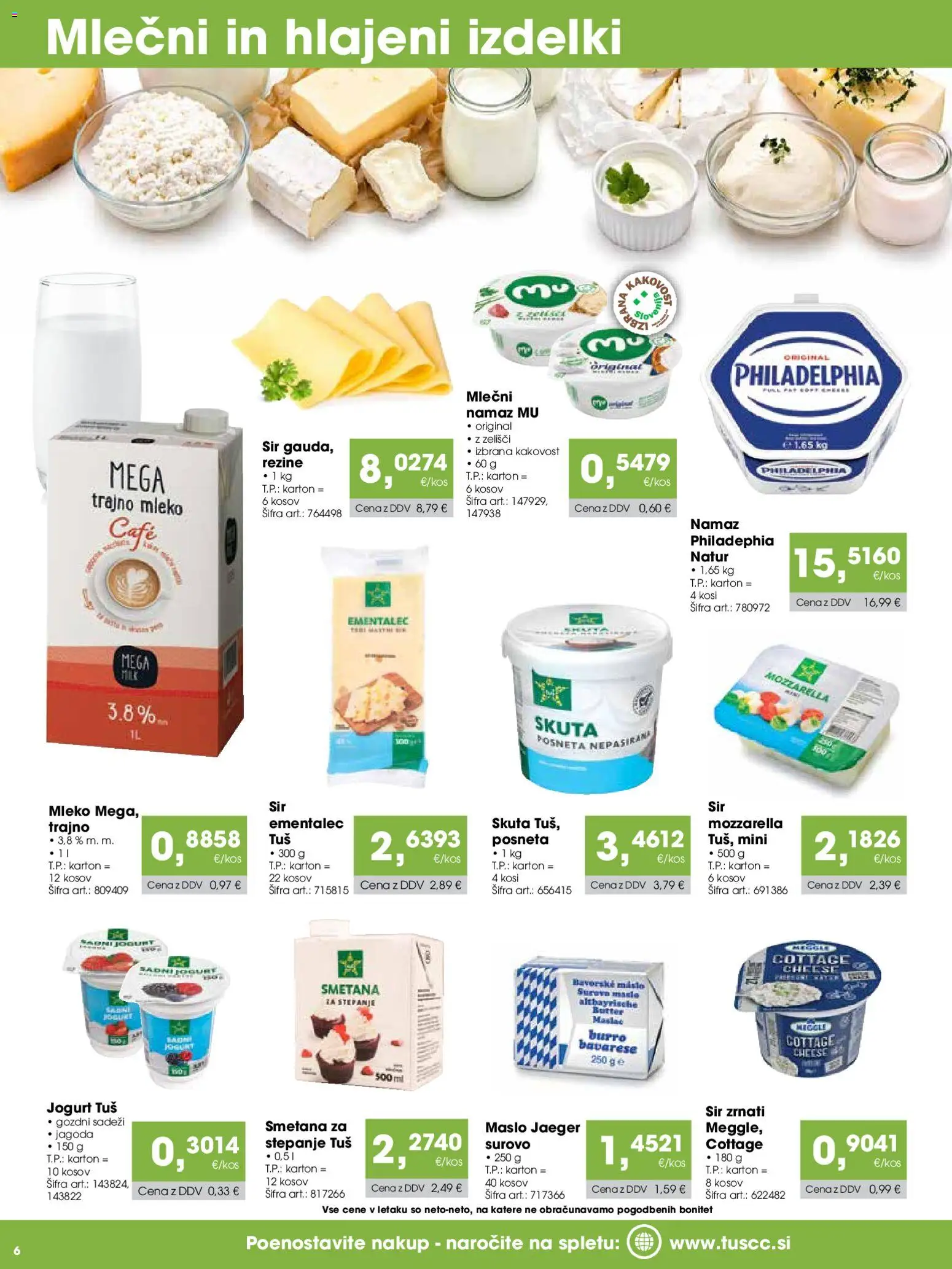 Novi Tuš katalog ponudbe – veljaven od 15.05.2026 | Stran: 6