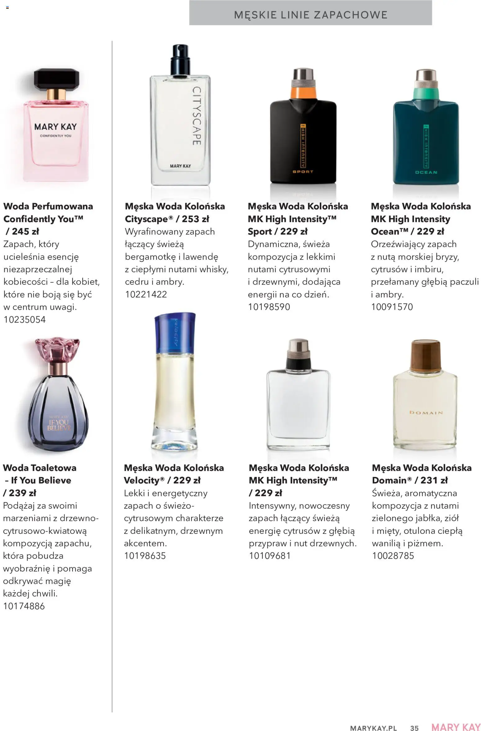 Mary Kay Katalog od 15.07.2026 | Strona: 35 | Produkty: Zapach, Woda toaletowa, Woda