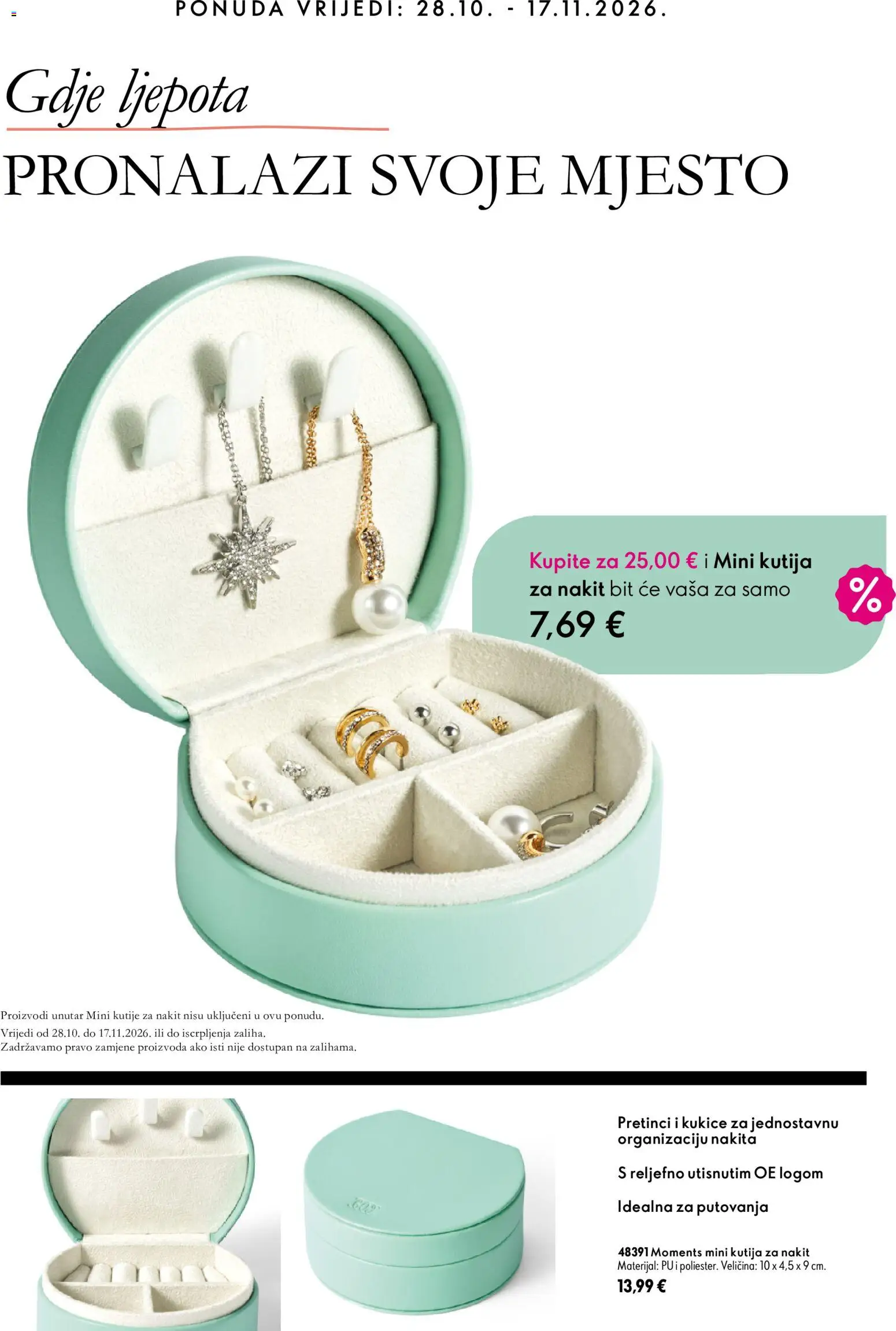 Oriflame katalog | vrijedi od 28.10.2026 | Stranica: 7 | Proizvodi: Kutija