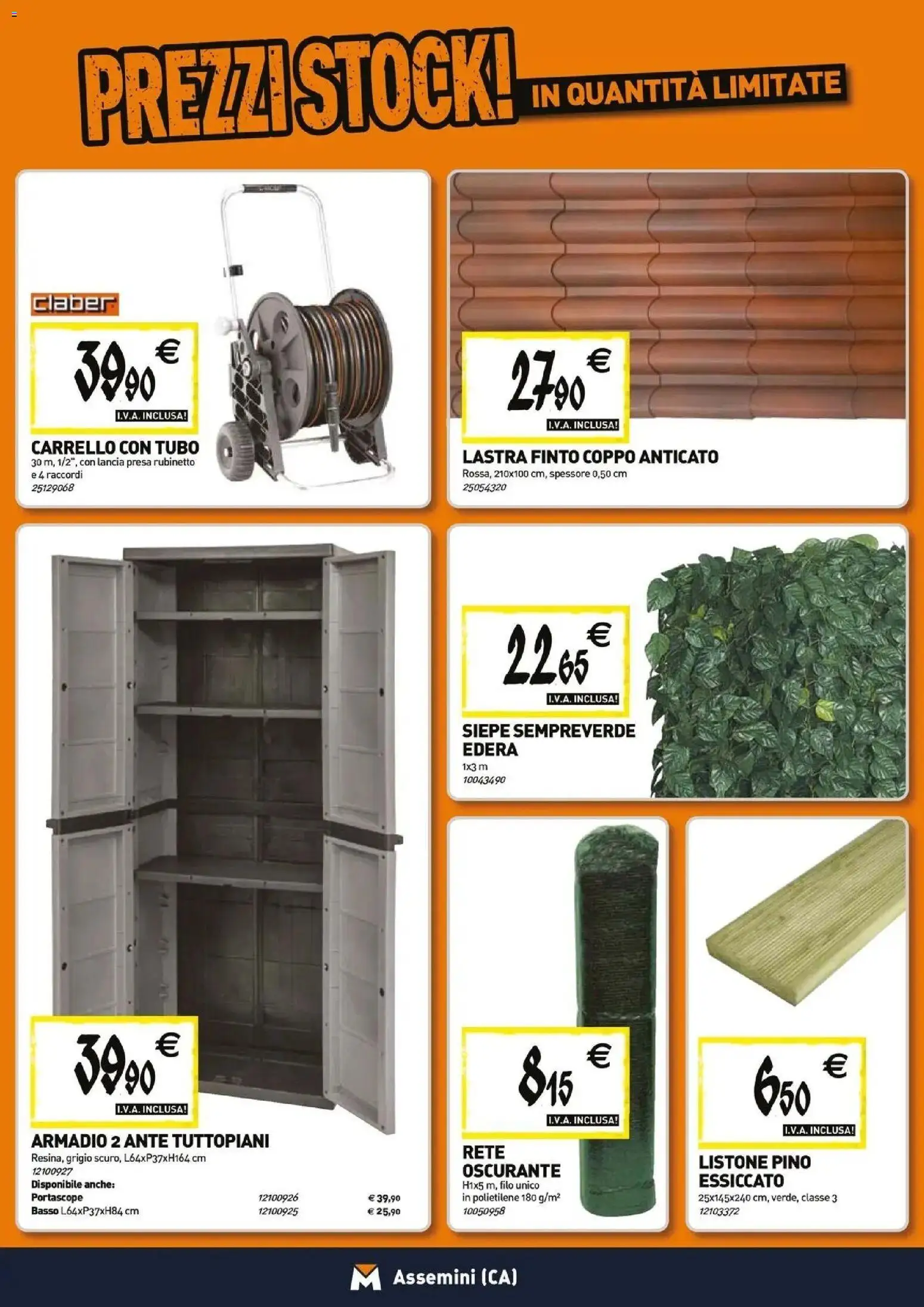 Volantino TECNOMAT del 23.04.2026 | Pagina: 16 | Prodotti: Tubo, Carrello, Armadio, Presa