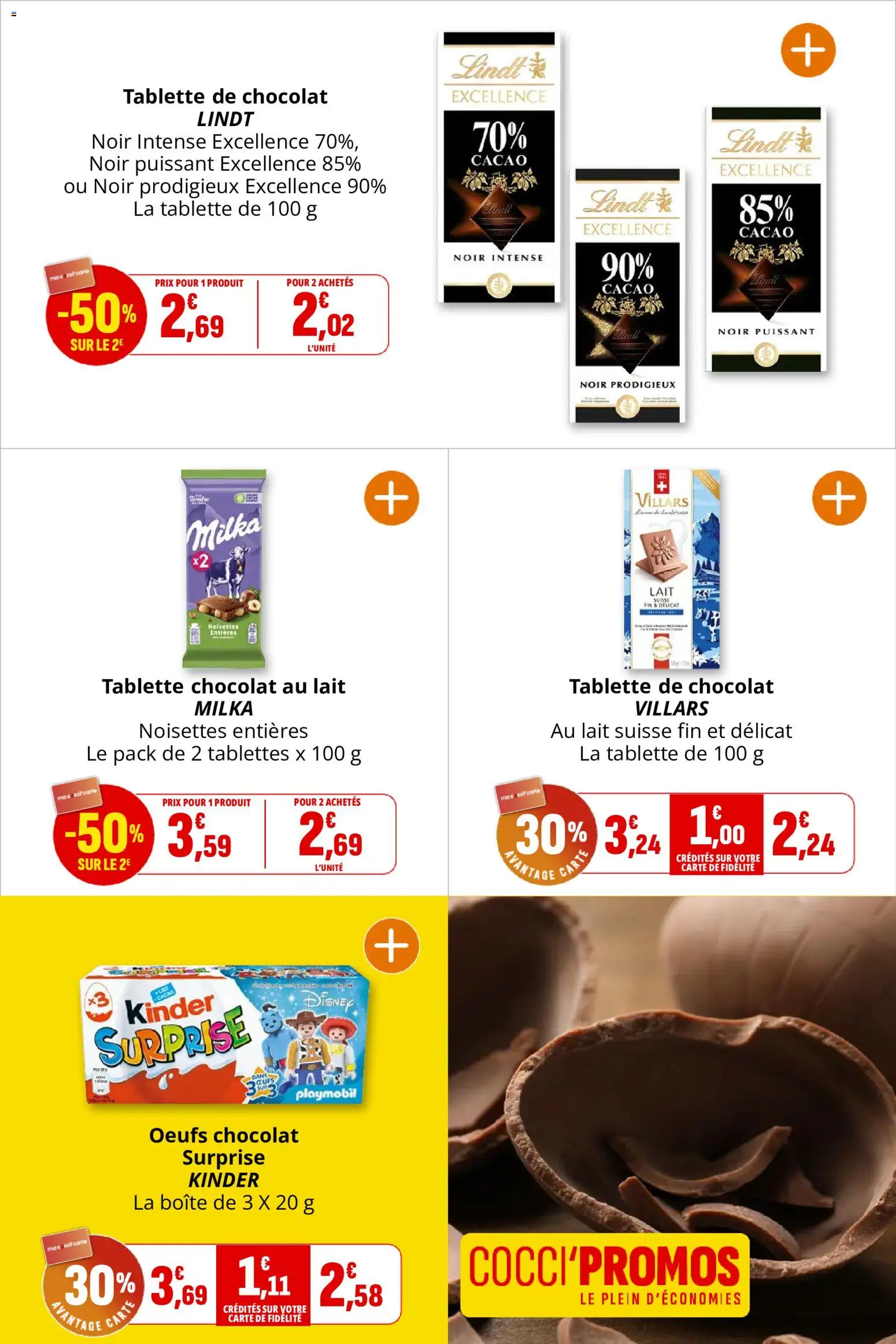 {H1} | Page: 28 | Produits: Tablette, Tablette chocolat, Œufs, Chocolat au lait