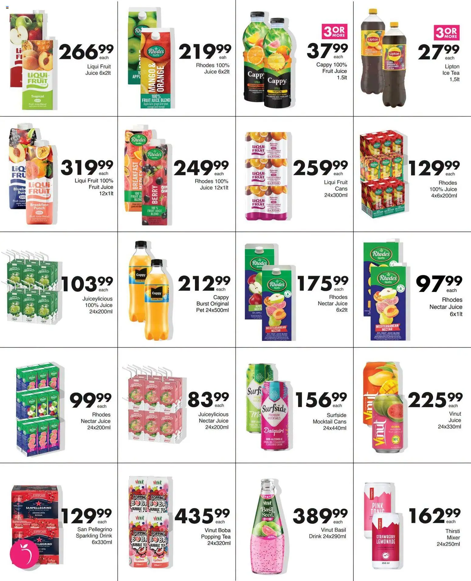 New Save catalogue – valid from 12/10/2026 | Page: 20 | Products: Lemonade, Breakfast, Juice, Fruit