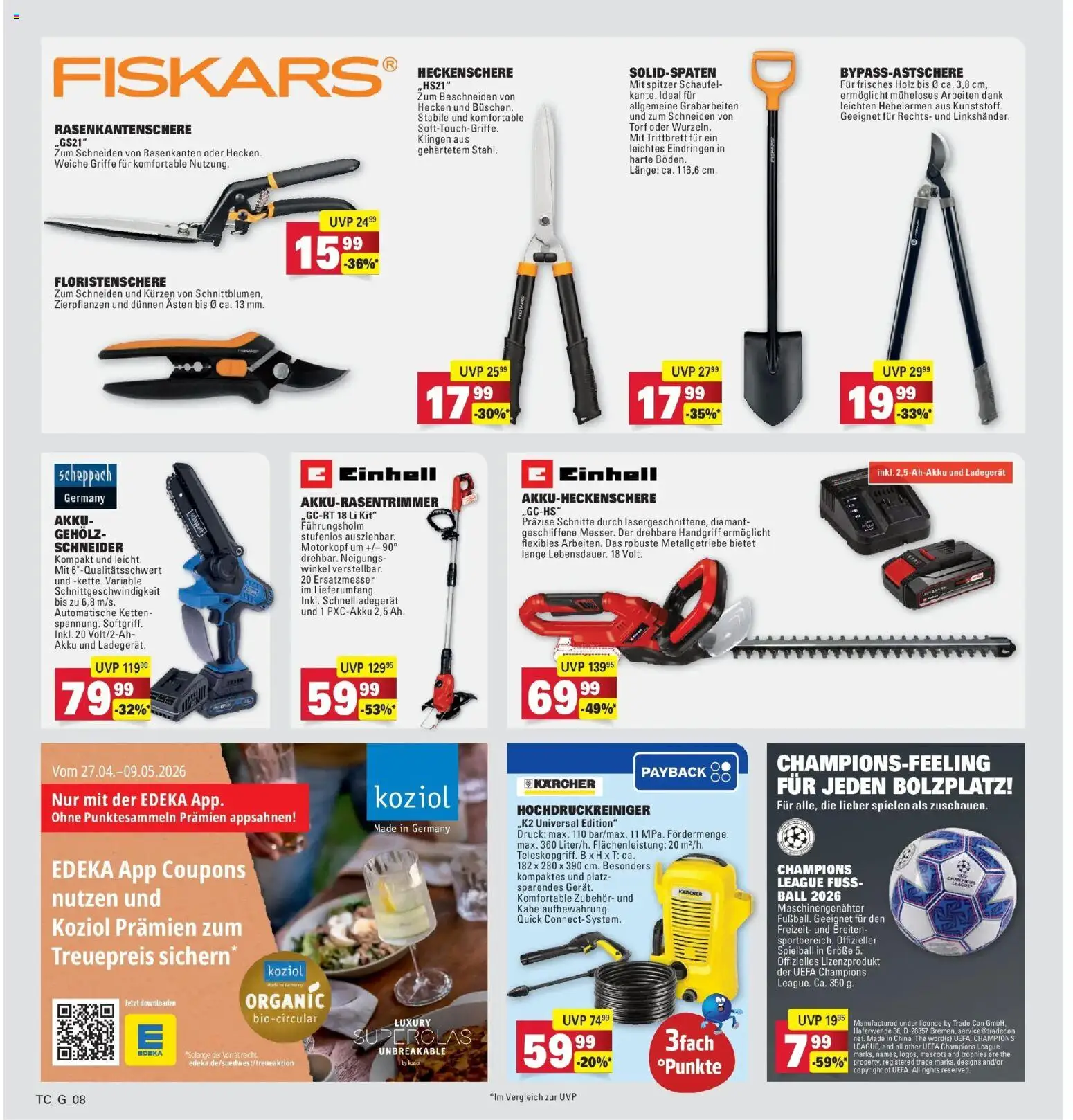 Marktkauf Prospekt Weil Am Rhein	 – gültig ab 27.04.2026 | Seite: 40 | Produkte: Hochdruckreiniger, Ladegerät