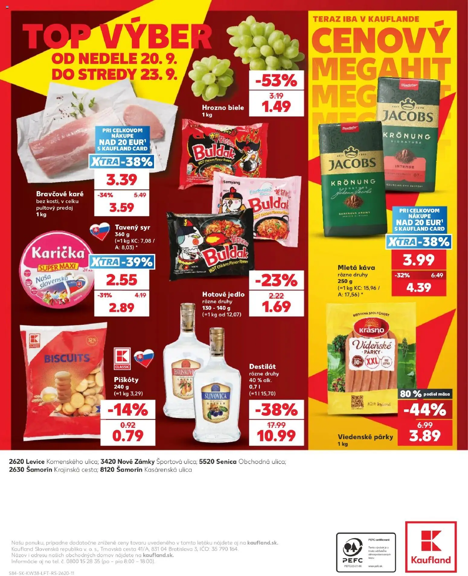 Kaufland SK akciós ujság - amely érvényes a következő dátumtól: 2026.09.17. | Oldal: 84