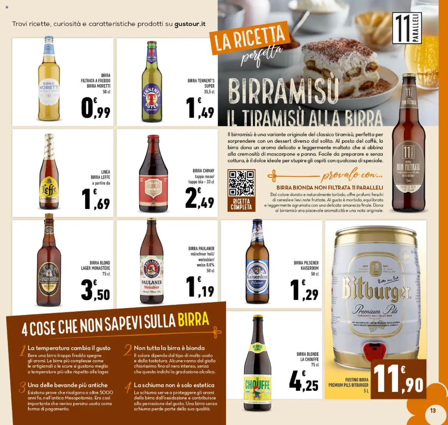 Volantino Conad del 17.06.2026 | Pagina: 13 | Prodotti: Tennent's, Birra, Birra Moretti, Mascarpone