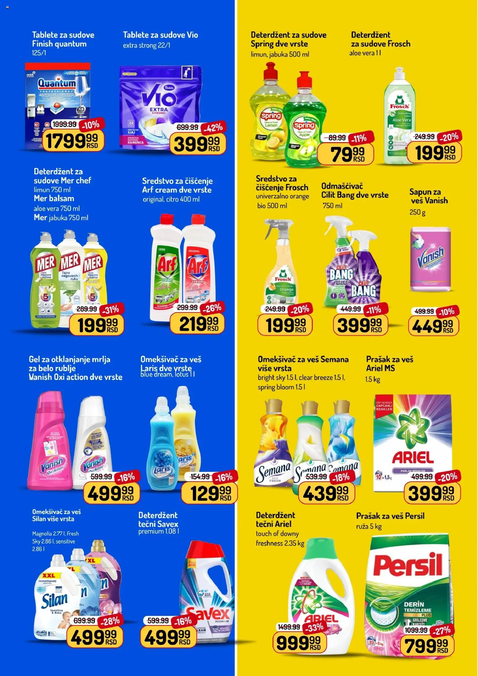 Aman katalog - važi od 08.06.2026 | Strana: 32 | Proizvode: Deterdžent, Ariel, Persil, Omekšivač za veš