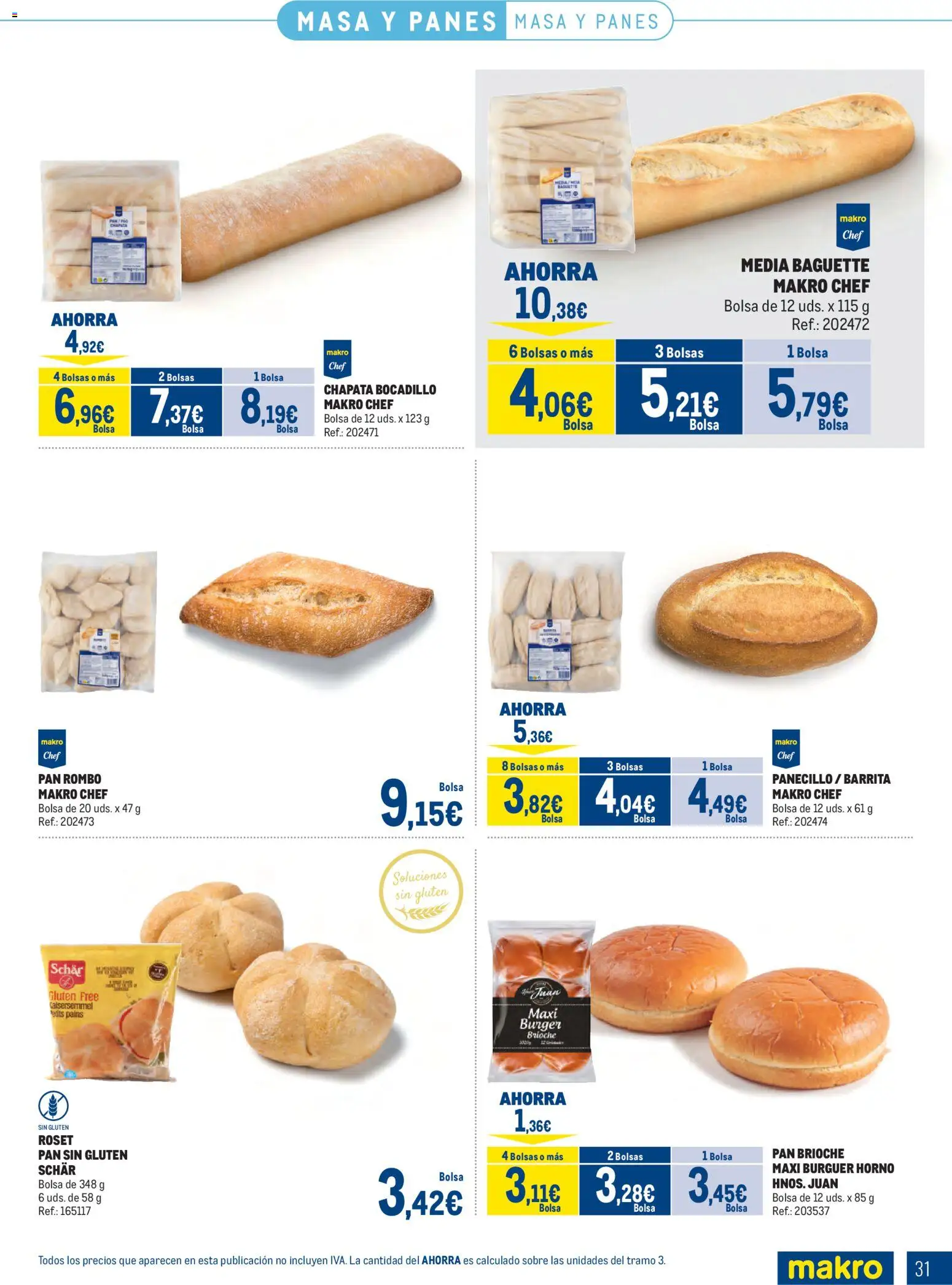 Makro Congelados Cataluña │ válido desde el 04.05.2026 | Página: 31 | Productos: Pan, Bolsa, Horno