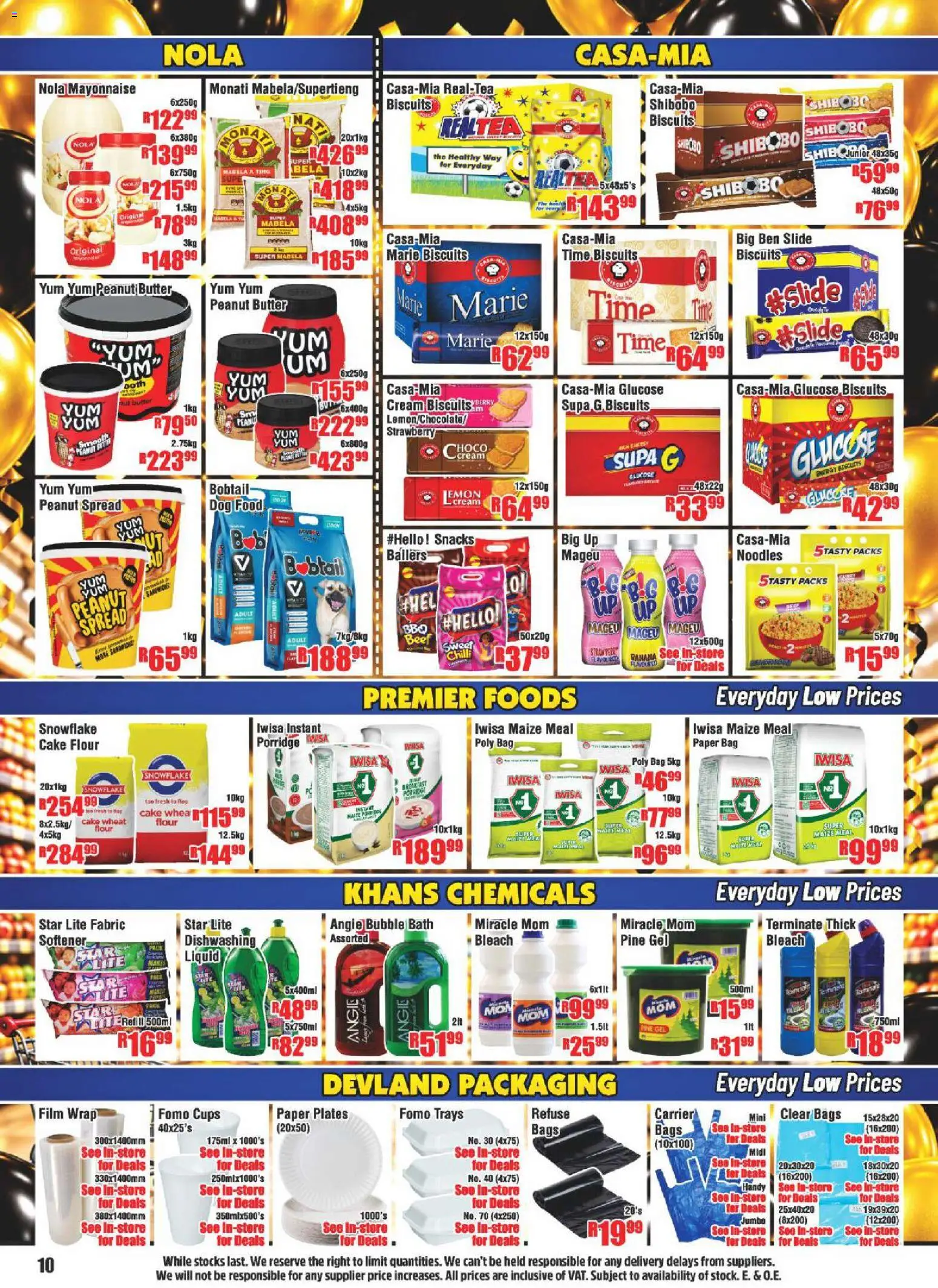 New Devland catalogue – valid from 12/10/2026 | Page: 10 | Products: Cake, Breakfast, Maize meal, Paper plates