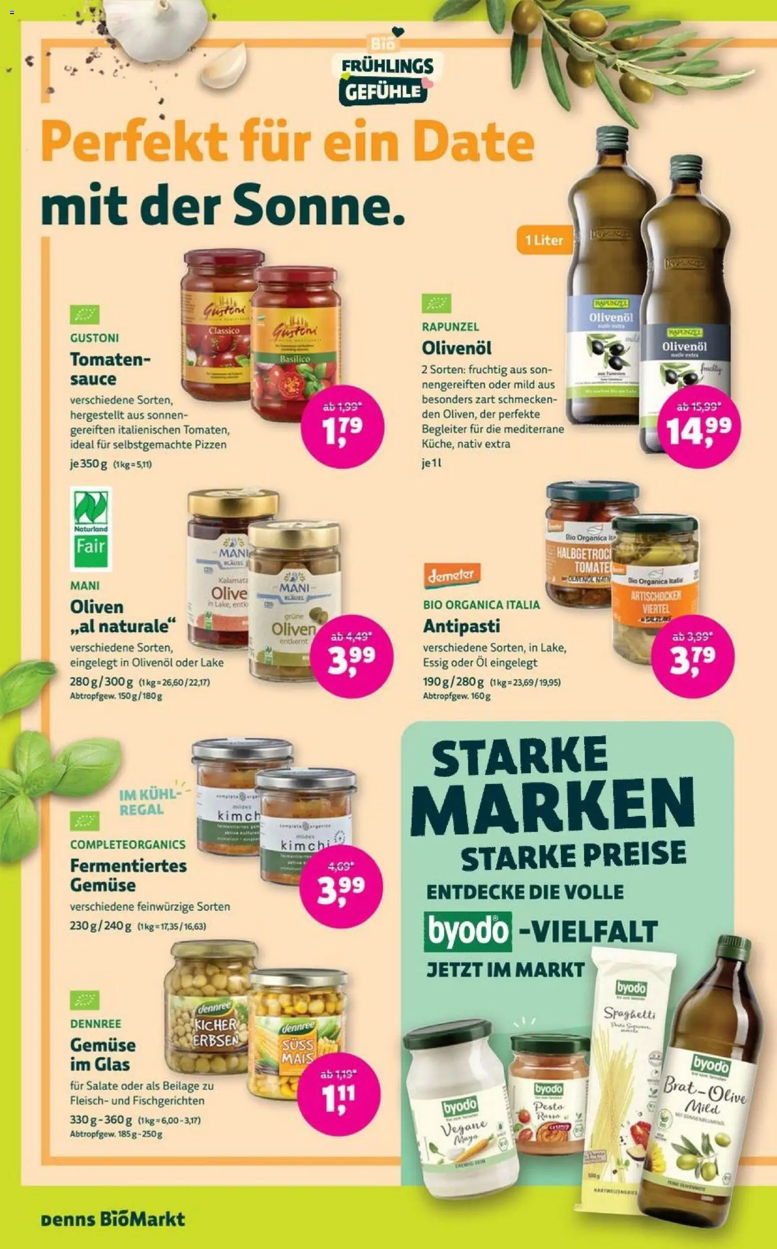 Denns BioMarkt Angebote – gültig ab 06.05.2026 | Seite: 10 | Produkte: Regal, Tomaten, Fleisch, Erbsen