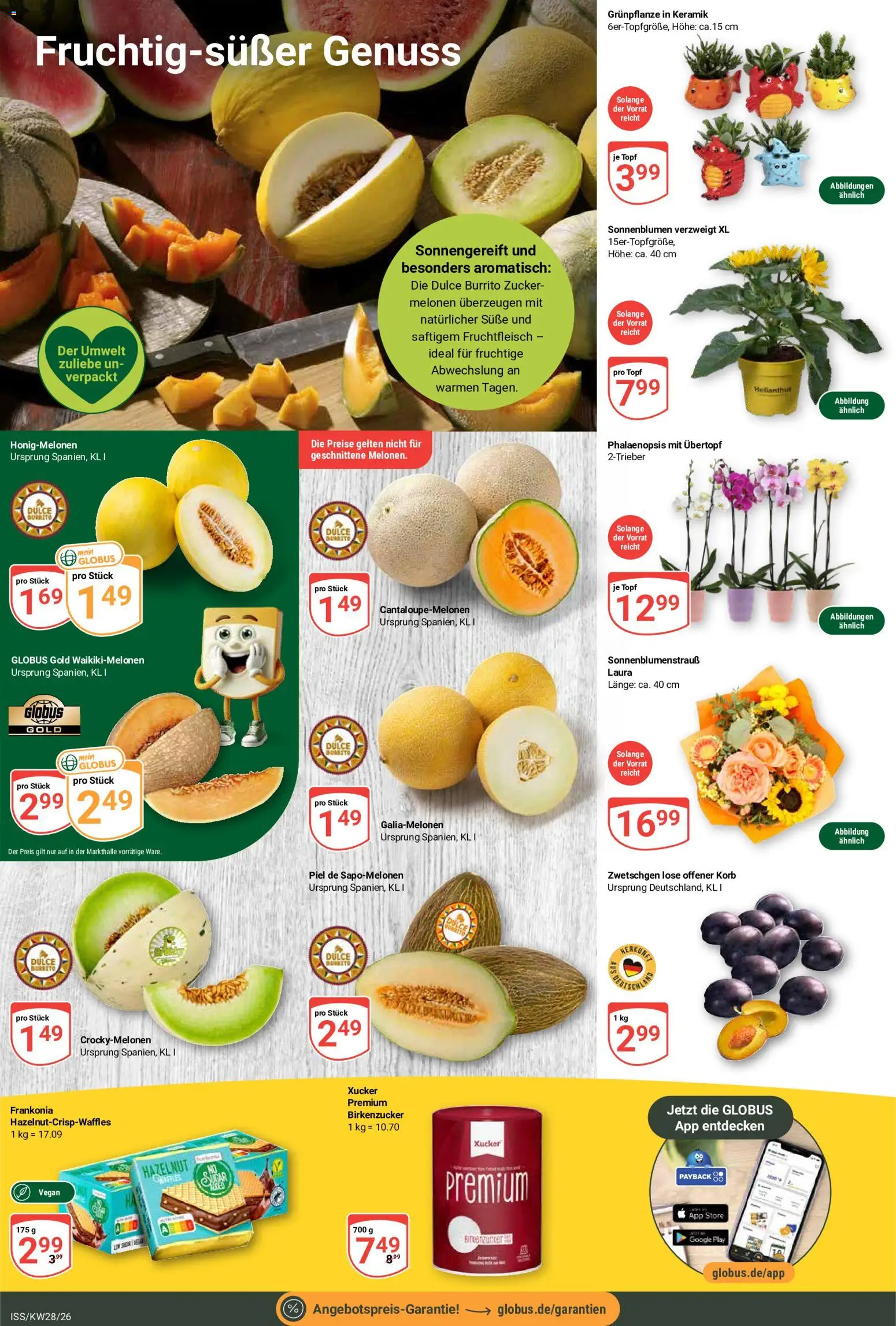 Globus Prospekt – gültig ab 06.07.2026 | Seite: 10 | Produkte: Korb, Zwetschgen, Zucker