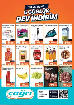 23 Eylül 2026 tarihinden itibaren geçerli olan Çağrı Market kataloğu önizlemesi