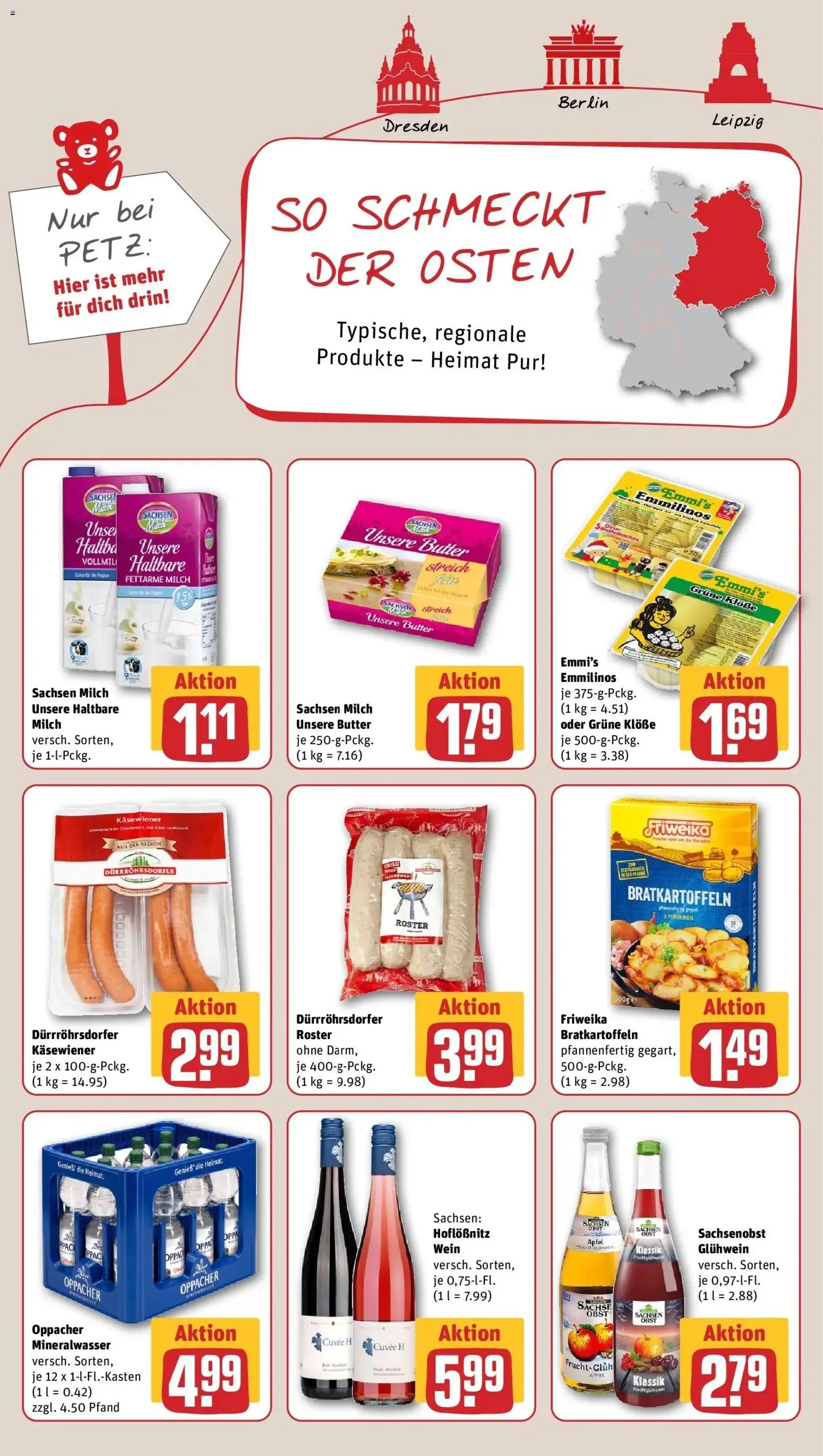 REWE Prospekt ab 26.10.2026 zum Blättern » Angebote | Seite: 12 | Produkte: Milch, Käse, Mineralwasser, Obst