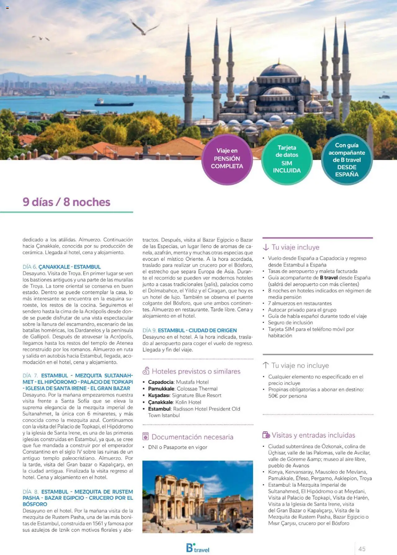 B the travel brand Viajeros Expertos Internacional 2026 │ válido desde el 03/10/2025 | Página: 45 | Productos: Maleta, Té, Especias, Azulejos