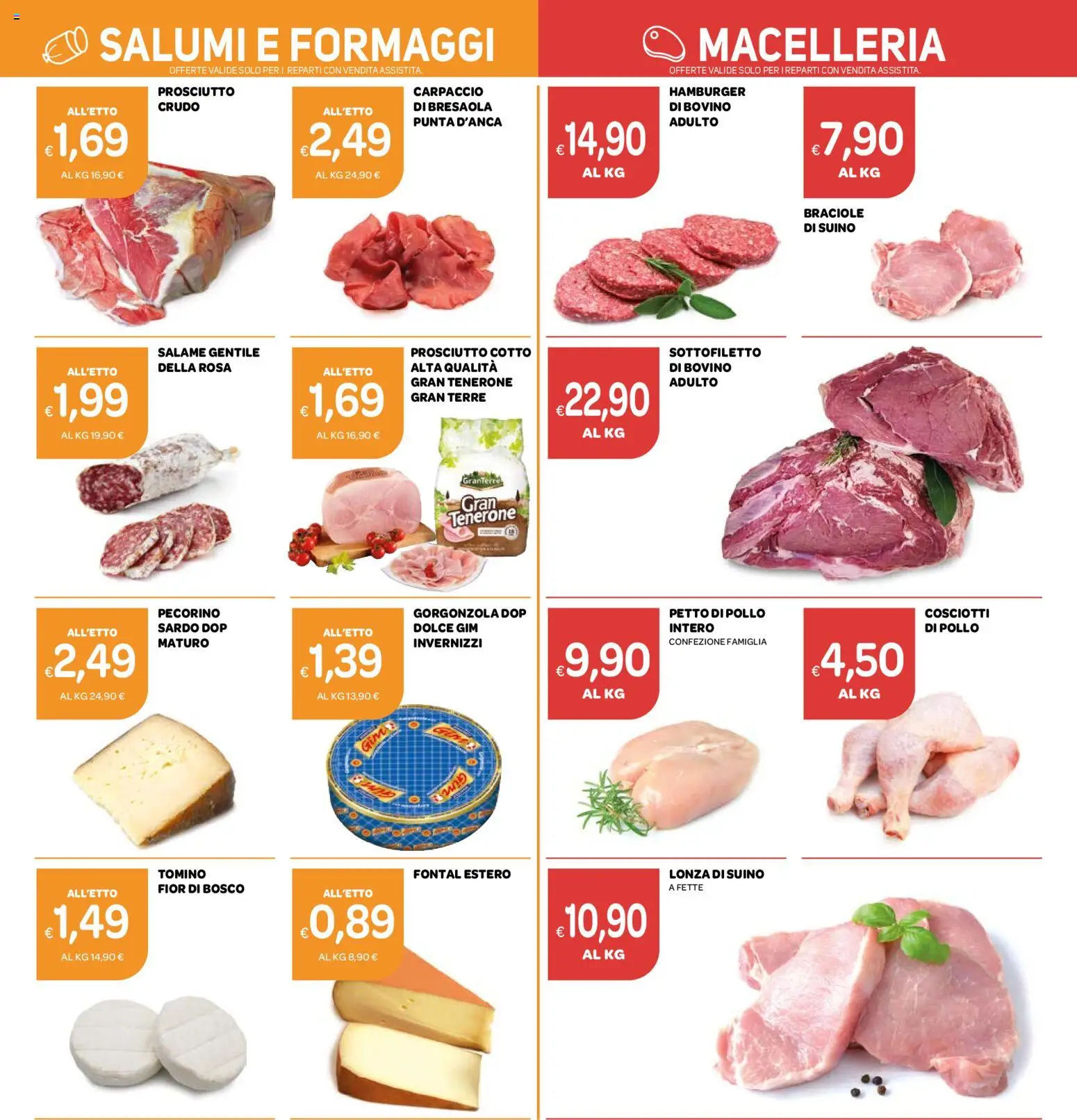 Volantino Ekom del 07.04.2026 | Pagina: 7 | Prodotti: Salame, Bresaola, Suino, Gorgonzola