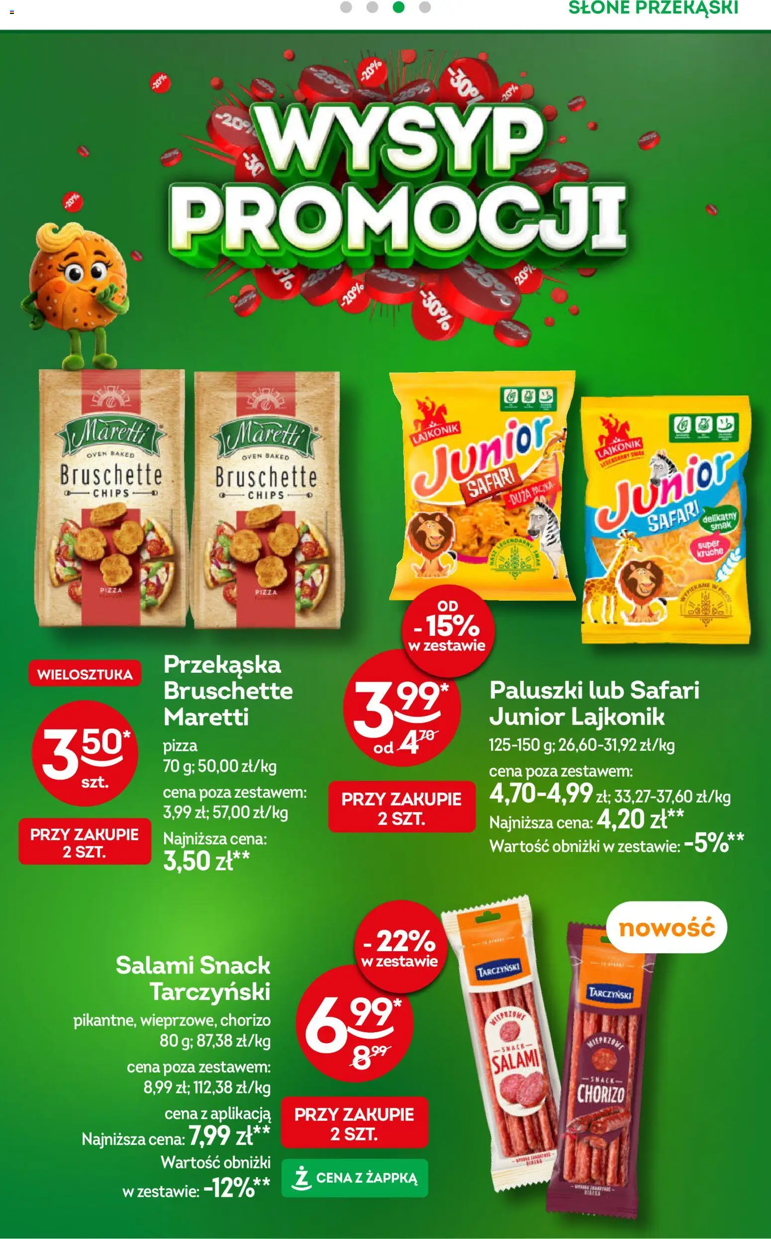 Żabka gazetka od 20.05.2026 | Strona: 40 | Produkty: Paluszki, Salami, Pizza