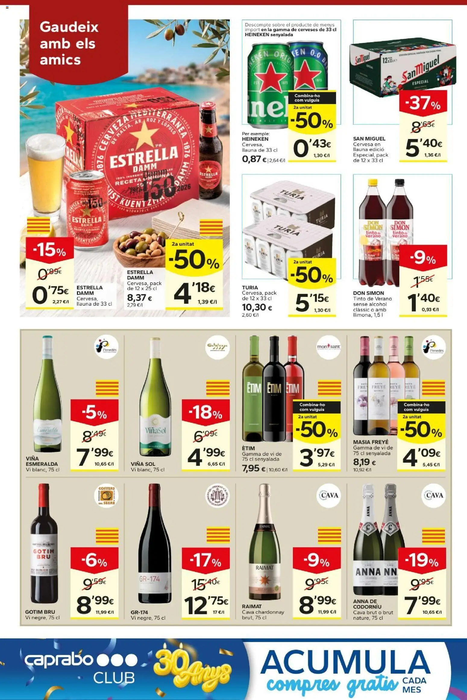 Caprabo folleto │ válido desde el 01/10/2026 | Página: 18 | Productos: Arroz, Limón, Alcohol, Heineken