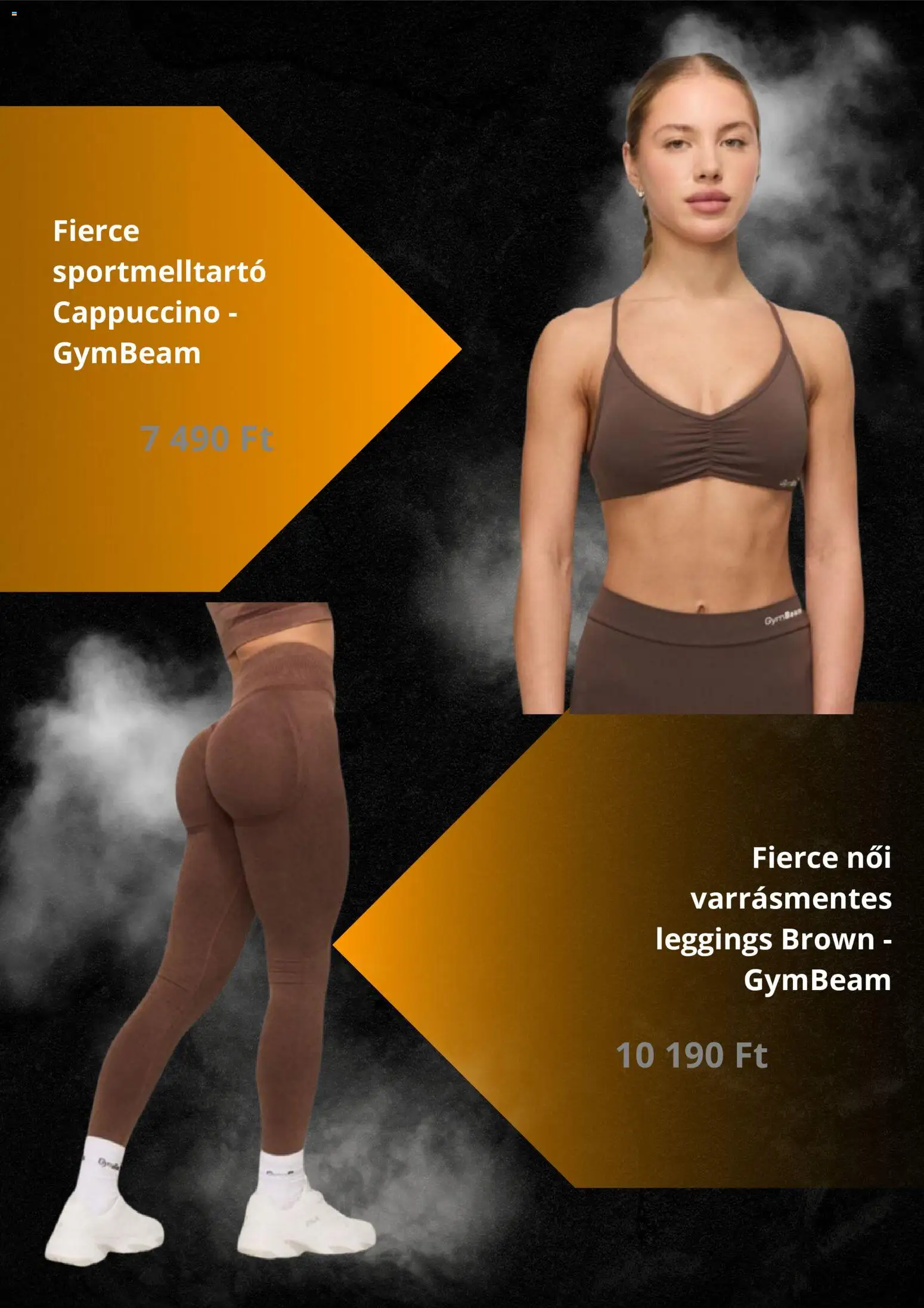 GymBeam akciós ujság - amely érvényes a következő dátumtól: 21.05.2026 | Oldal: 2 | Termékek: Cappuccino, Sportmelltartó, Leggings