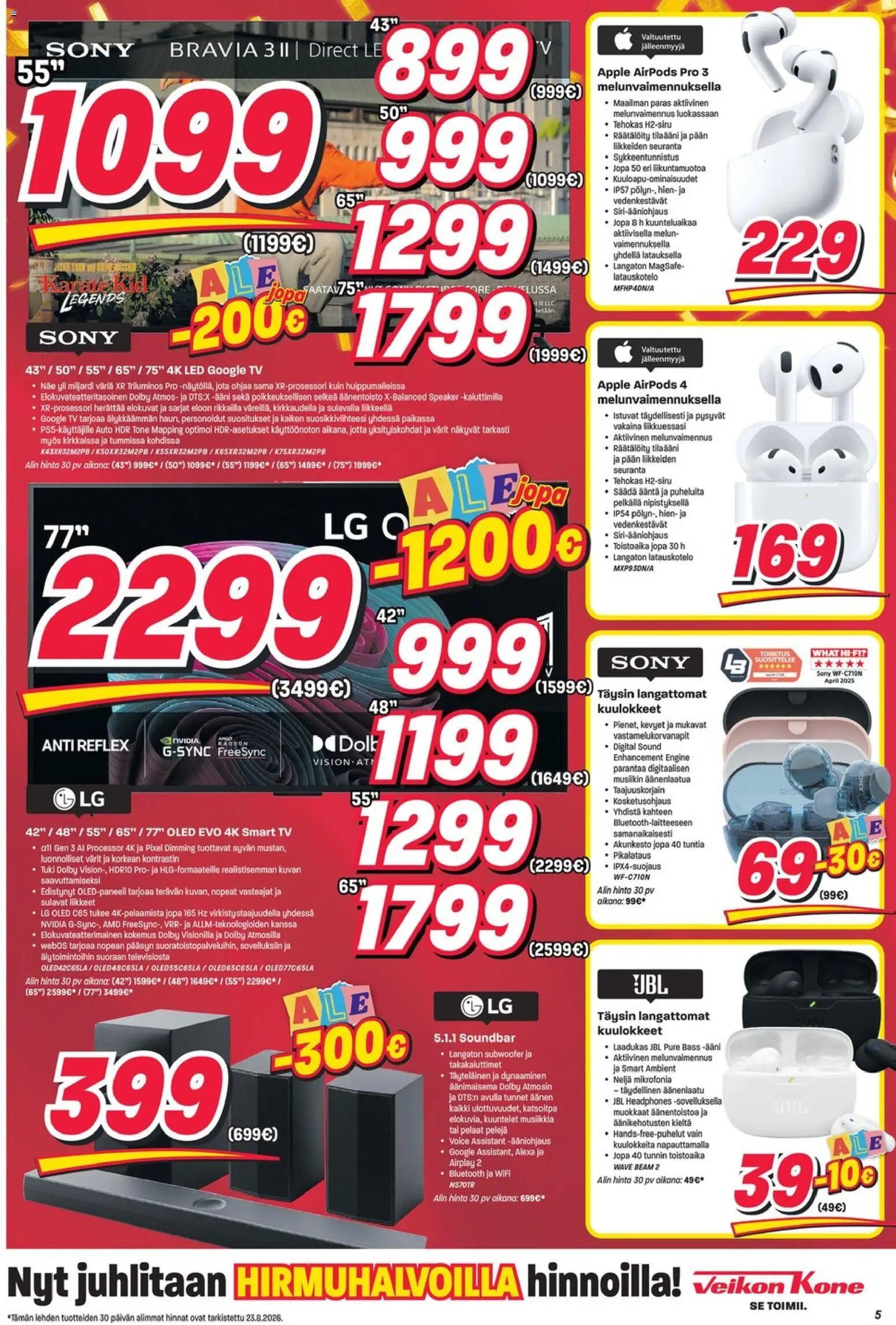Veikon Kone tarjoukset – voimassa 24/08/2026 alkaen | Sivu: 5