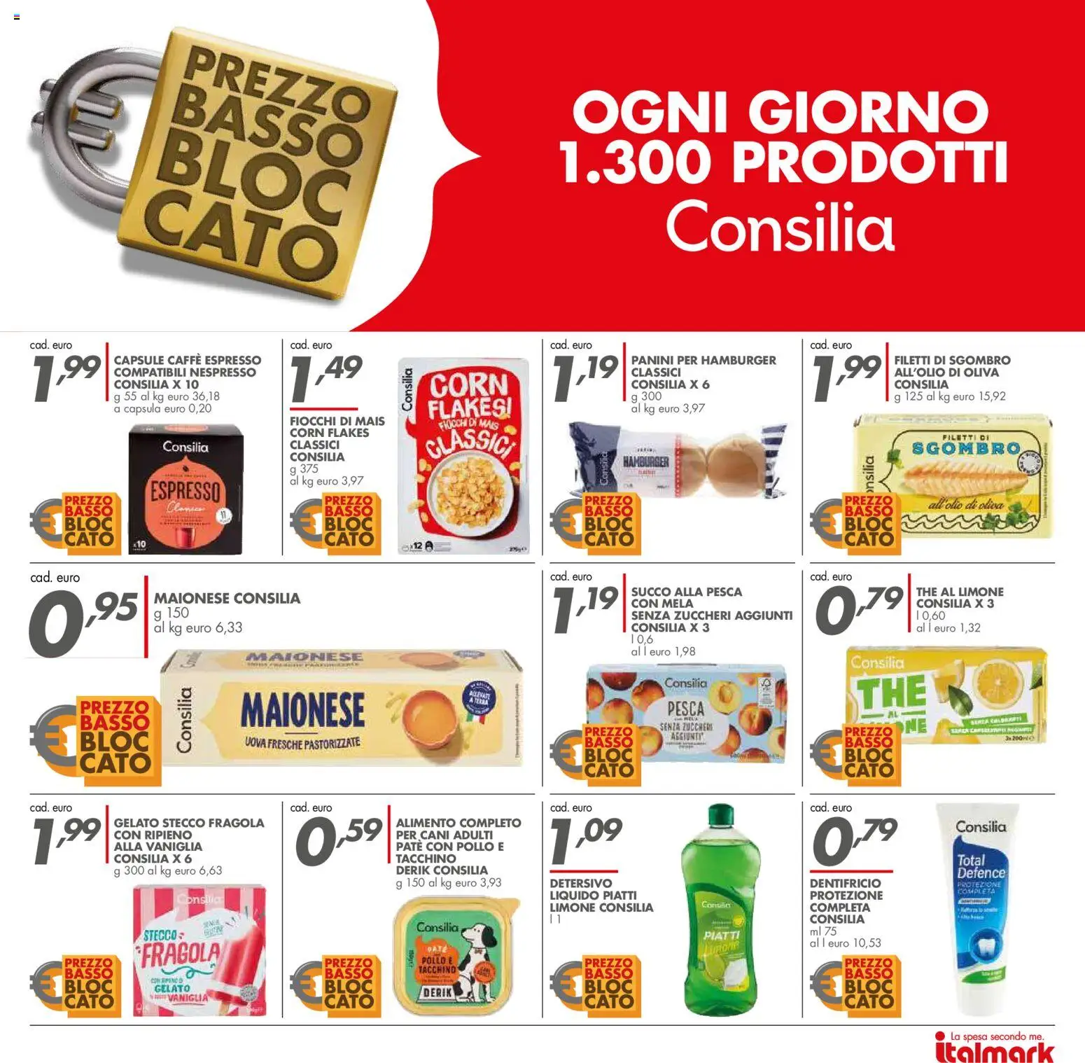 Volantino Italmark del 26/08/2026 | Pagina: 31 | Prodotti: Dentifricio, Gelato, Maionese, Fiocchi di mais
